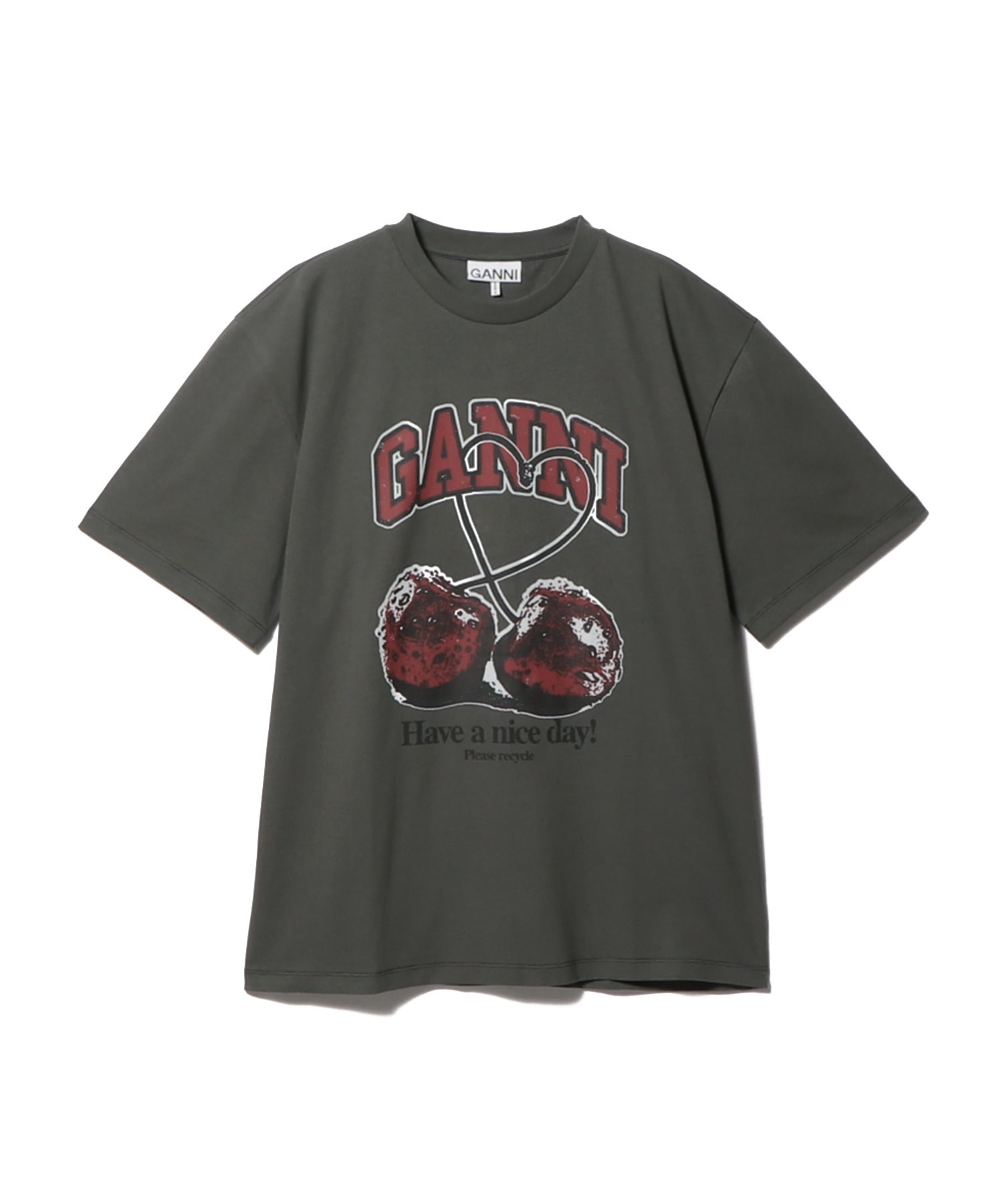 GANNI / リラックスグラフィックTシャツ
