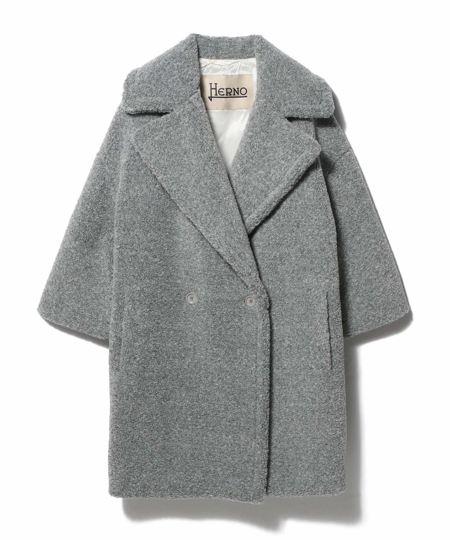 MELANGE TEDDY ダブルコート