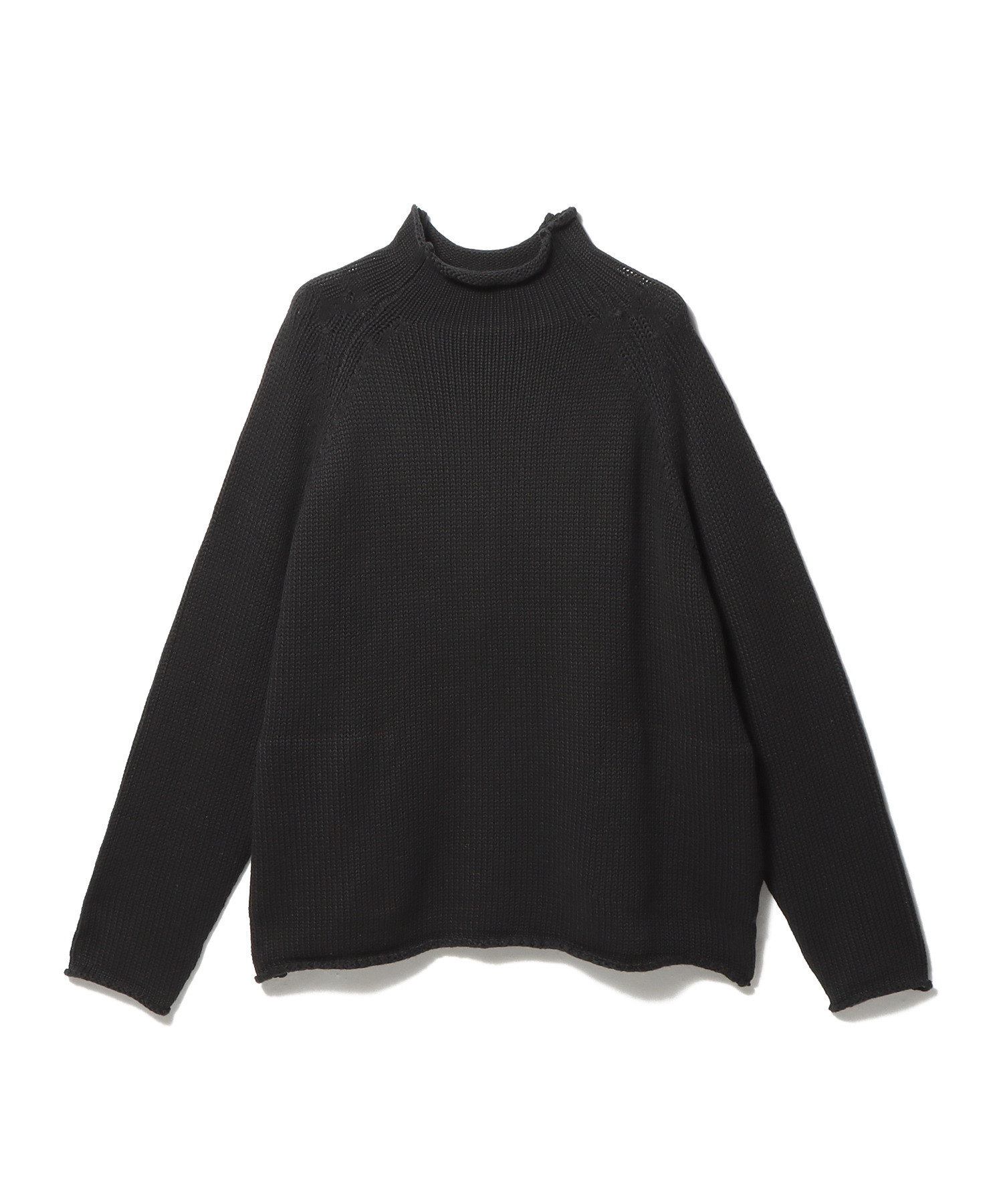 ボトルネックニット