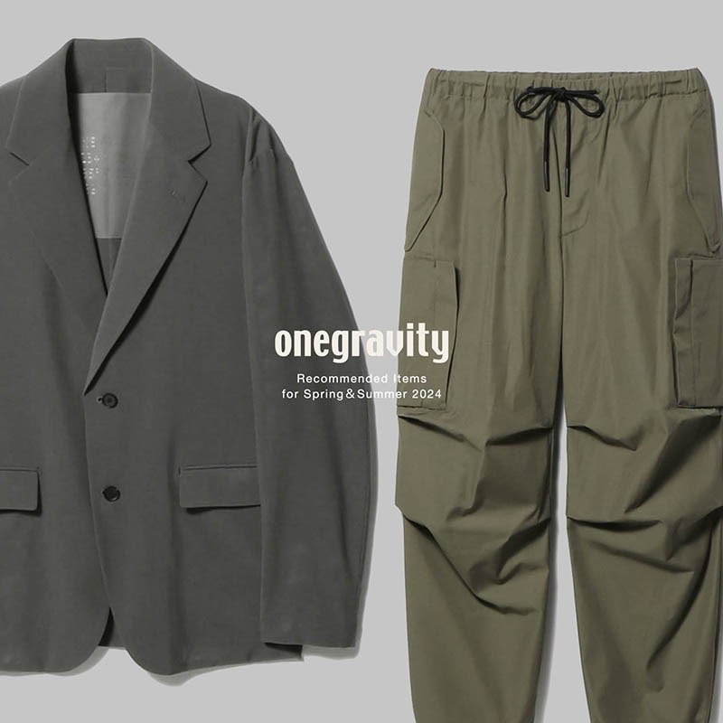onegravity / Recommended items for spring＆summer 2024
