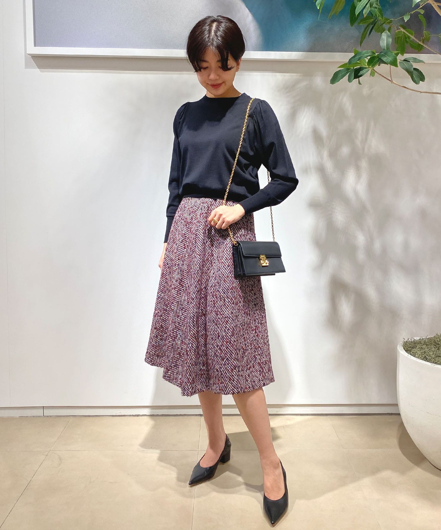 COLUMN / ループヘリンボーンタックスカート｜ESTNATION ONLINE STORE