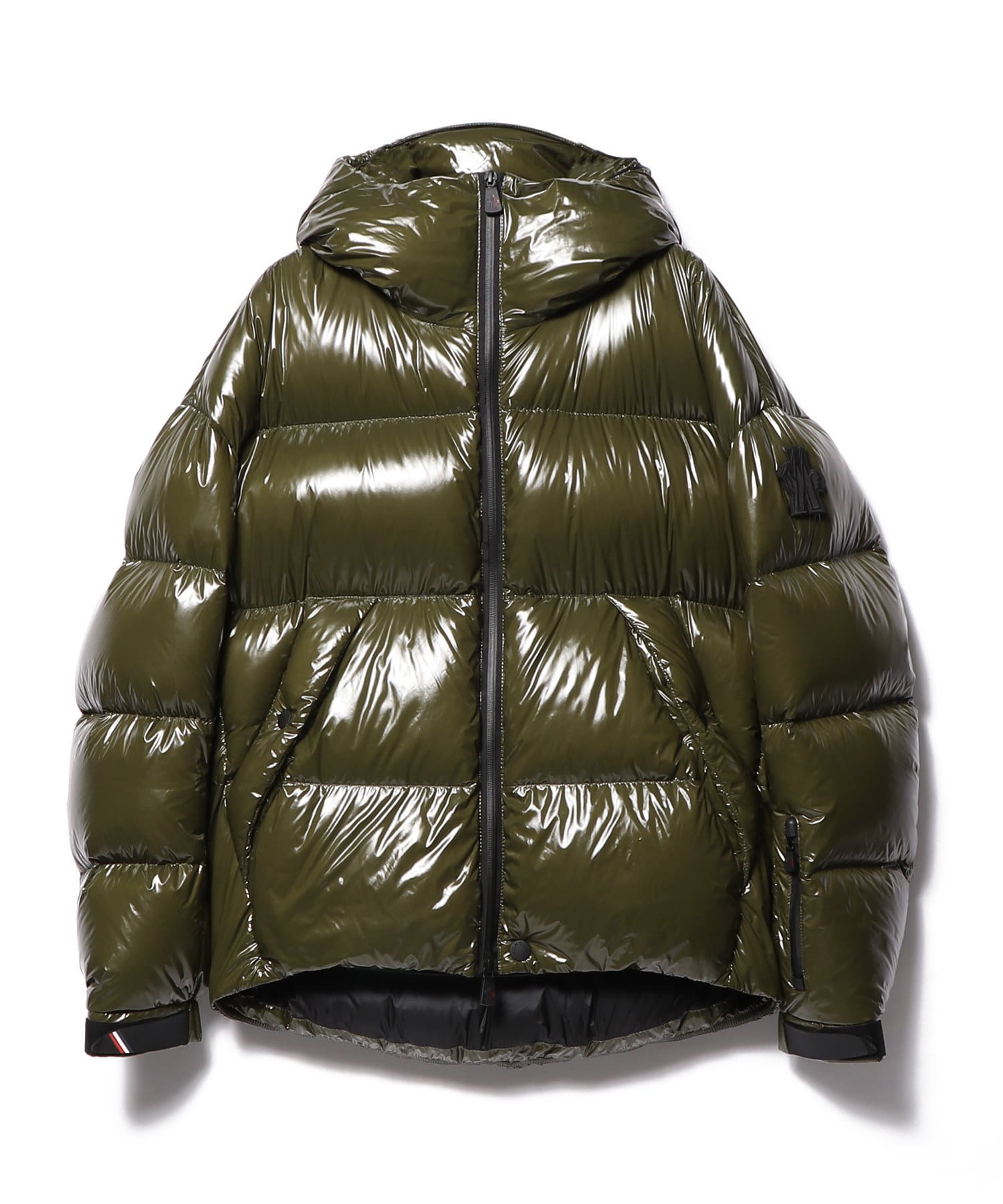 moncler green parka