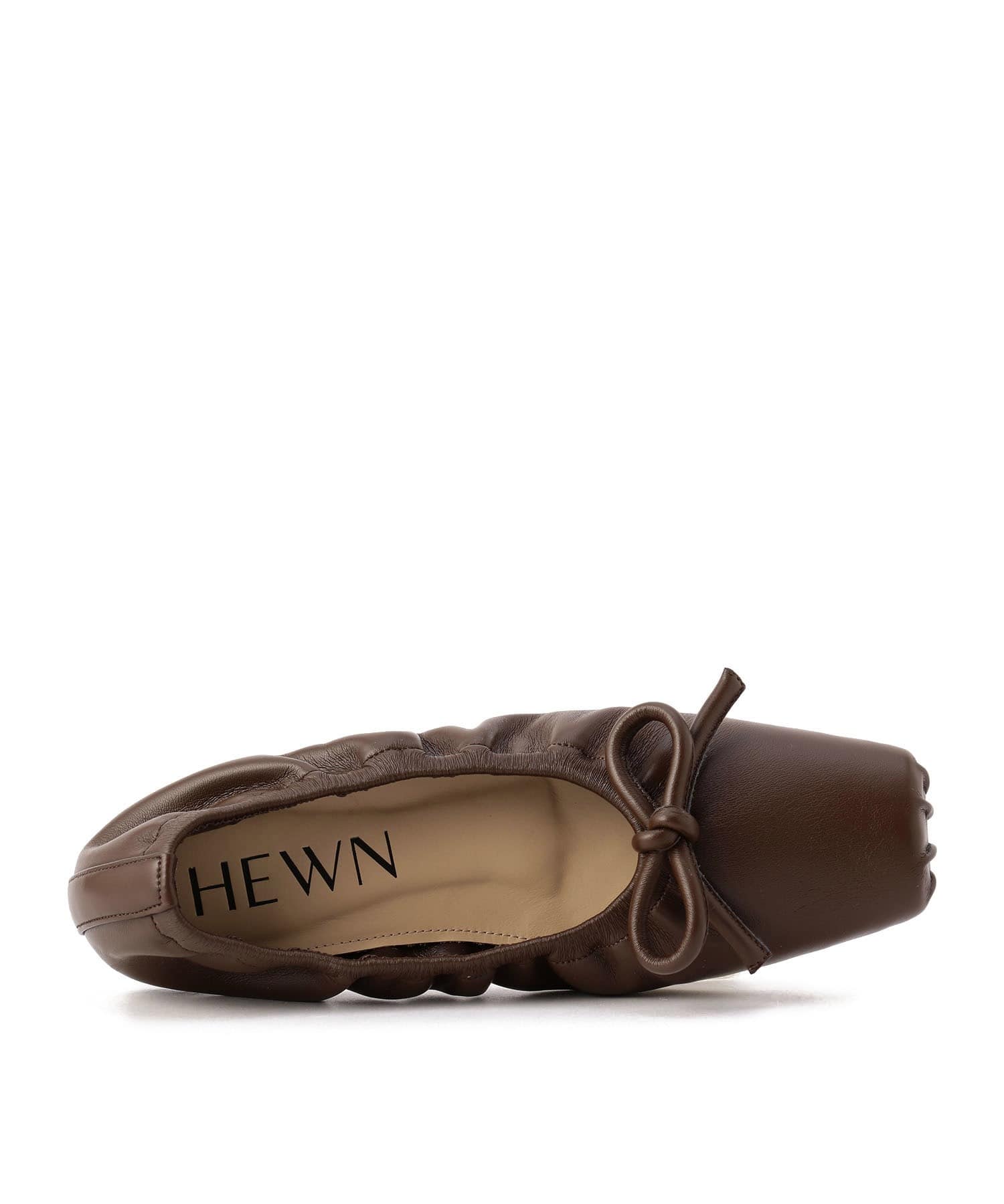 新品未使用 HEWN(ヒューン)スクエアトゥメッシュバレエシューズ