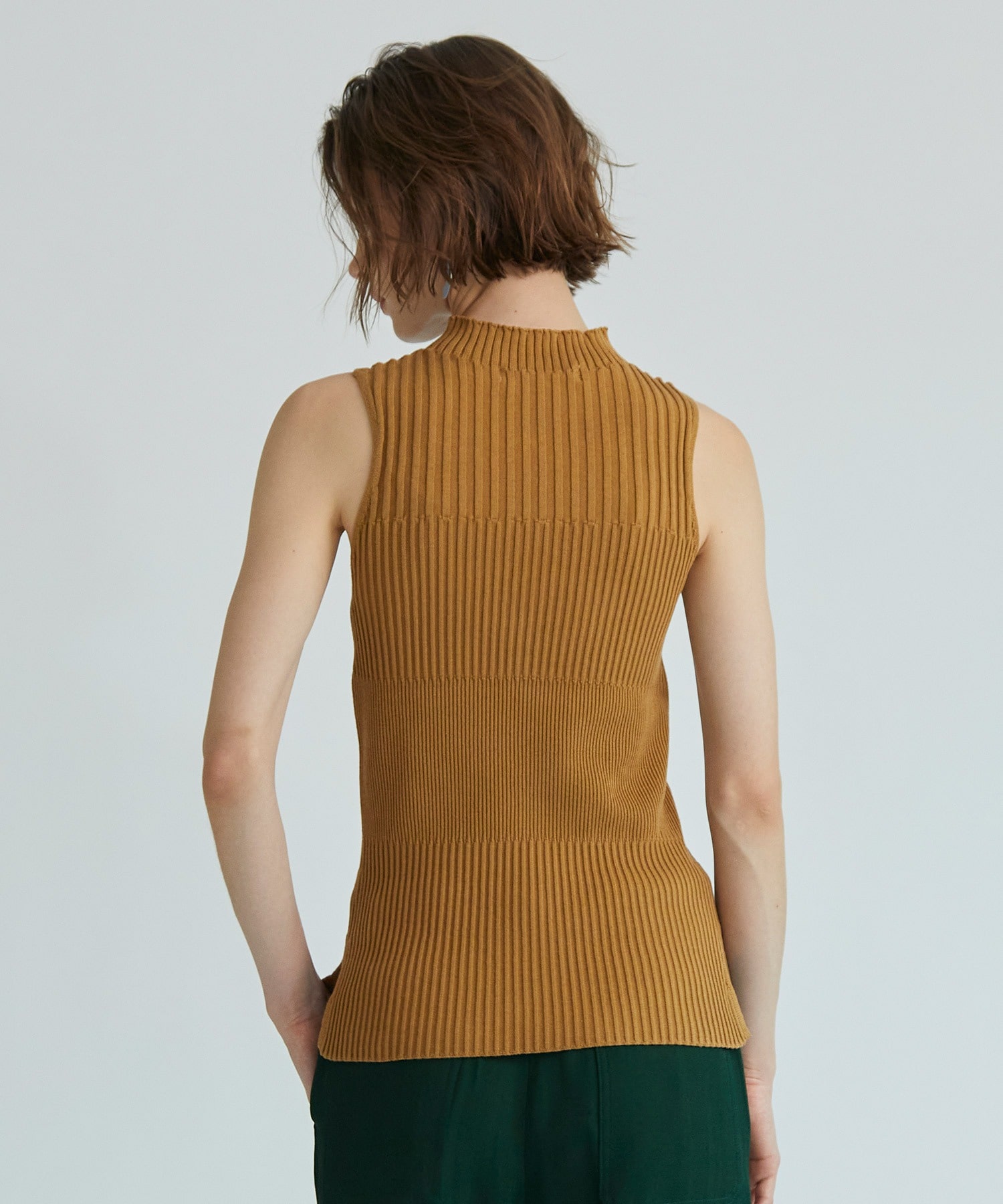 ESTNATION / パネルリブノースリーブニット｜ESTNATION ONLINE STORE｜エストネーション 公式通販