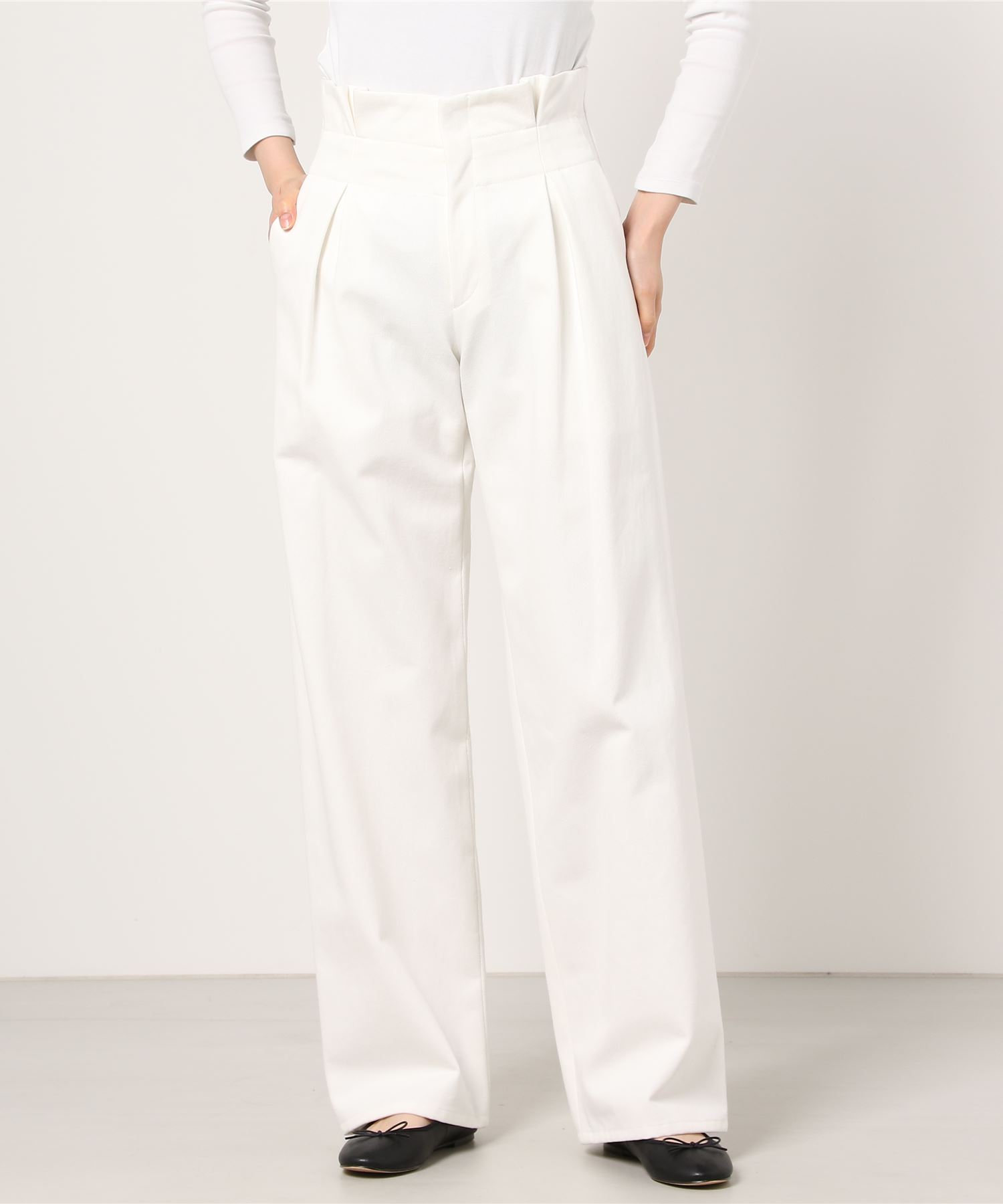 Ｃabana / コットンタックワイドパンツ｜ESTNATION ONLINE STORE｜エストネーション 公式通販