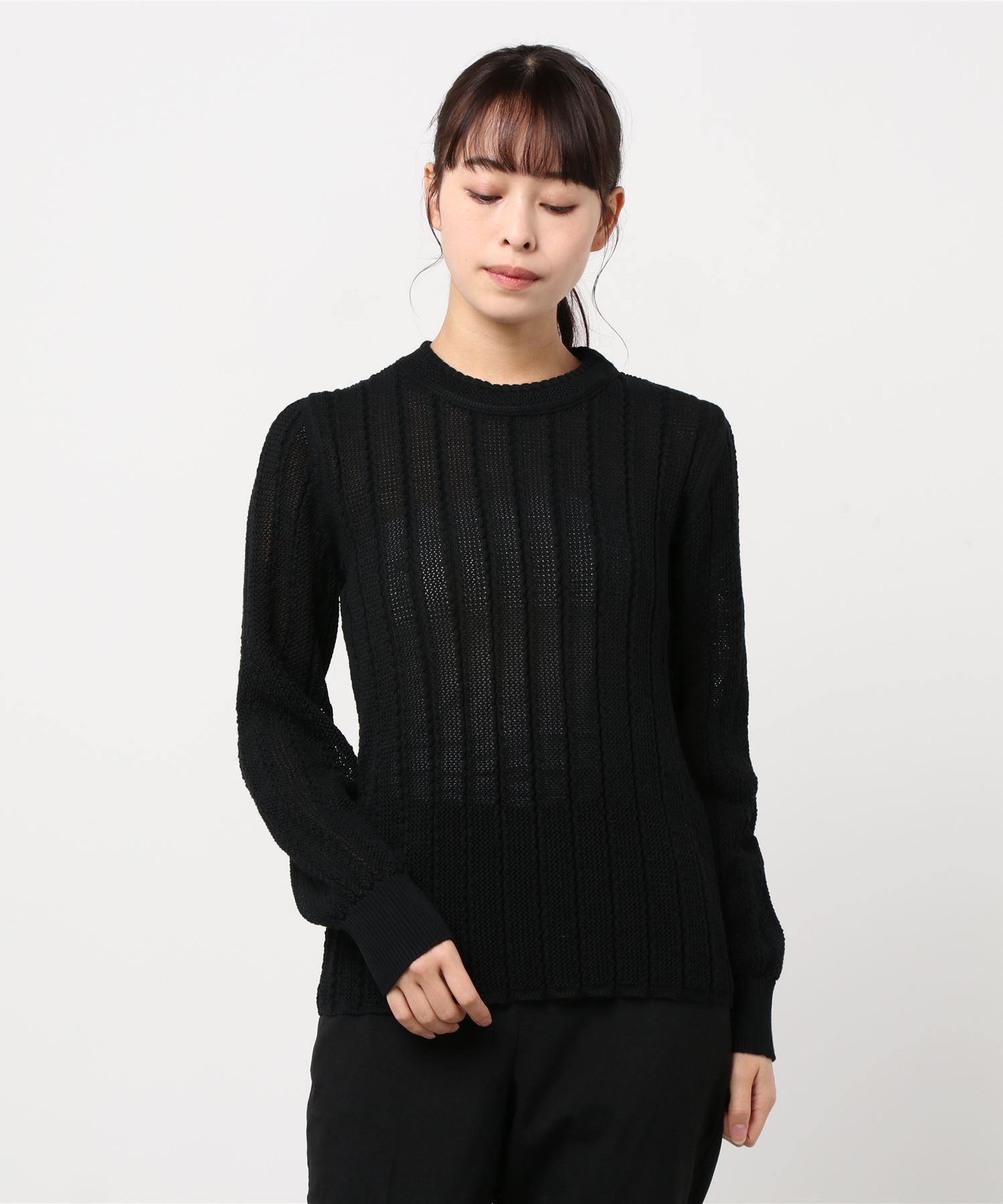 molli / ウールクルーネックニット|ESTNATION ONLINE STORE