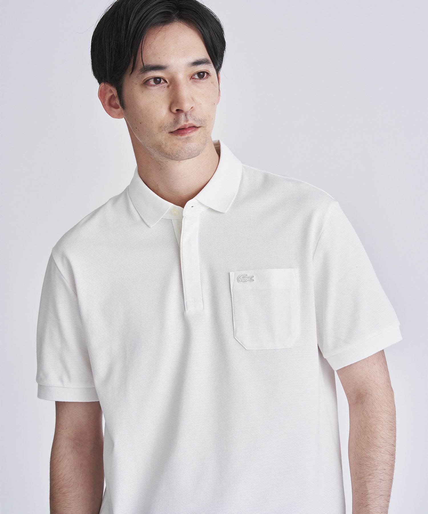 LACOSTE / ポケットポロシャツ《ESTNATION EXCLUSIVE》
