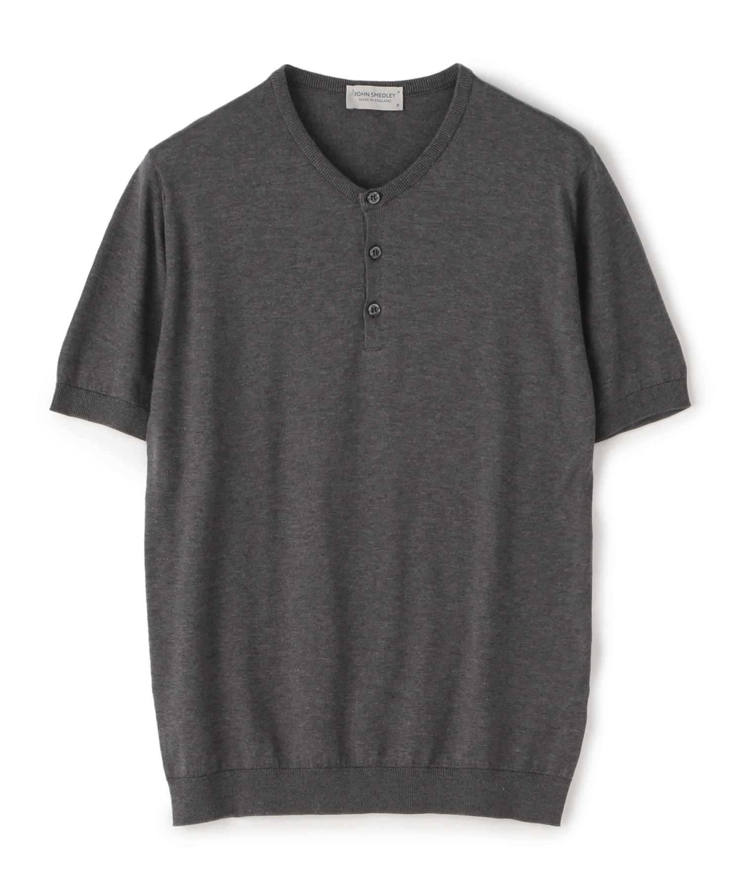 JOHN SMEDLEY / ヘンリーネックニット《ESTNATION EXCLUSIVE