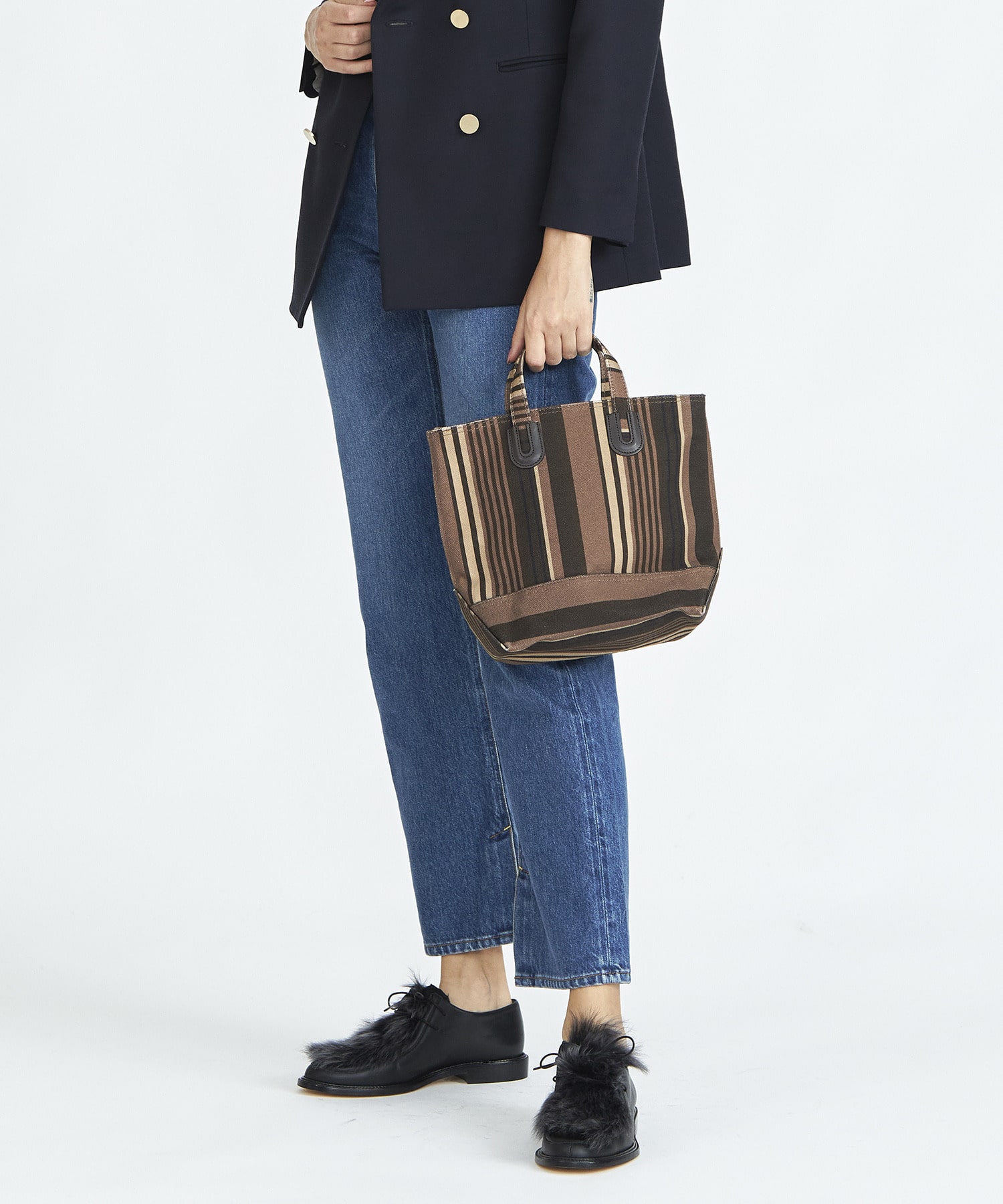 Nomadis Quot Arls Petit Quot ストライプトートバッグ Estnation Online Store エストネーション 公式通販