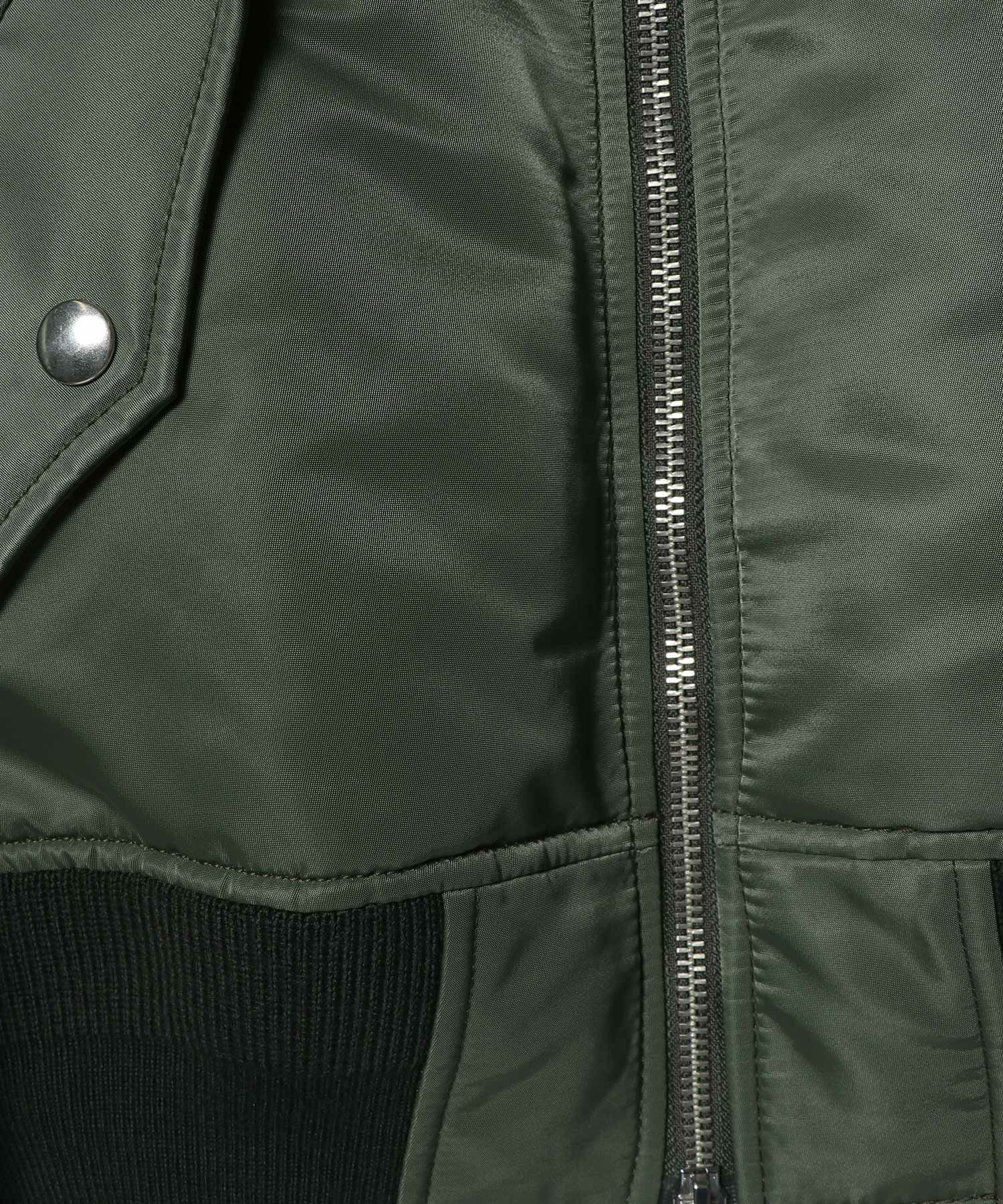 ナイロンツイルMA-1ブルゾン