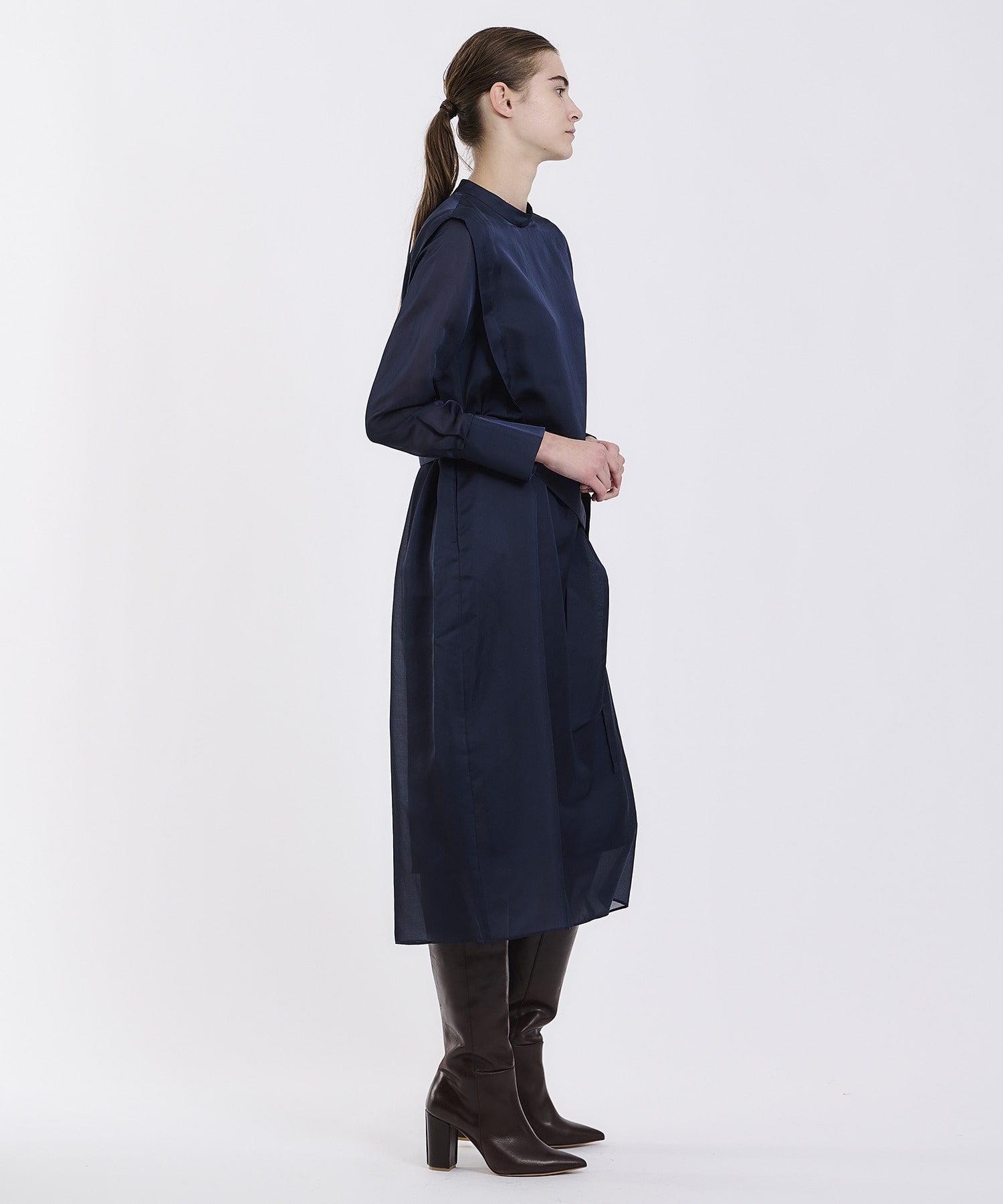 Estnation ソフトサテンワンピース Estnation Online Store エストネーション 公式通販