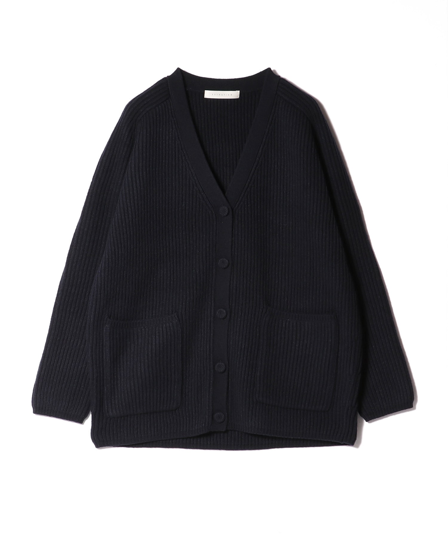 ESTNATION 襟付きロングカーディガン｜ESTNATION ONLINE STORE 
