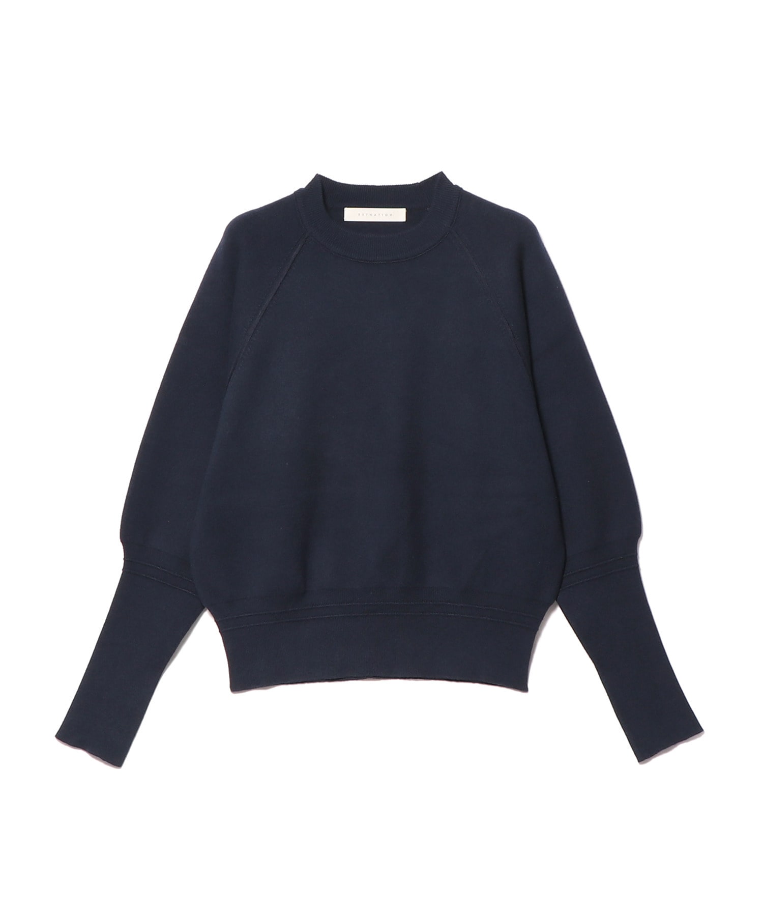 ESTNATION / コットンカシミヤドルマンスリーブニット《ONLINE