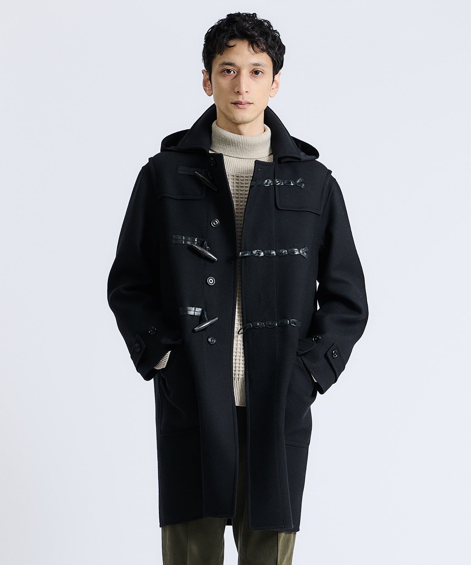 新品 20aw 定価371800円 SILENCE ムートンダッフルコート 44