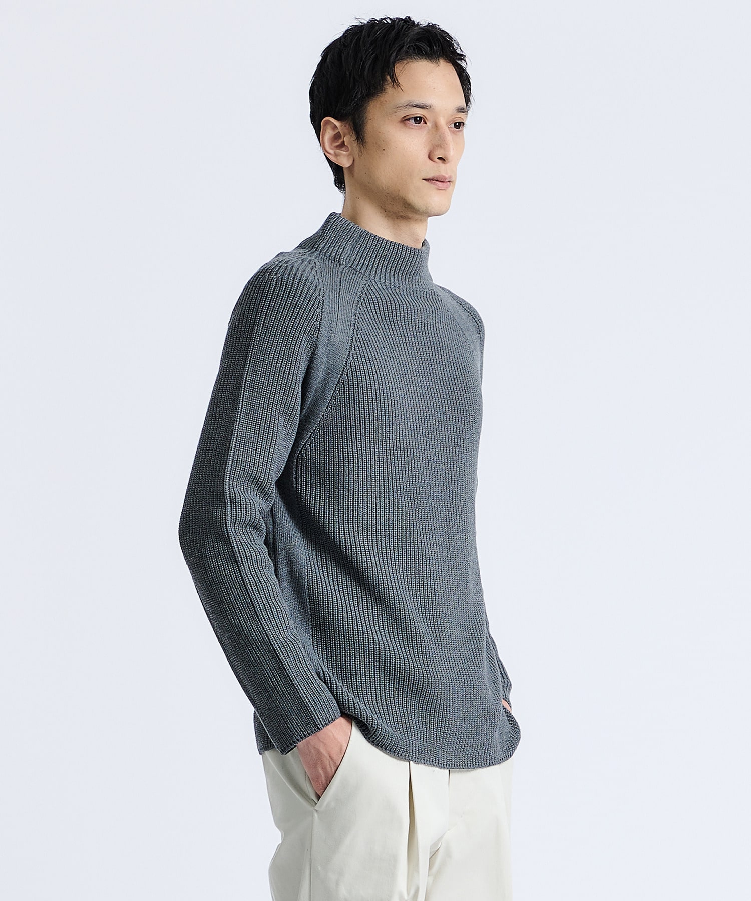 ESTNATION / モックネックウールニット＜ZEGNA BARUFFA＞｜ESTNATION ...