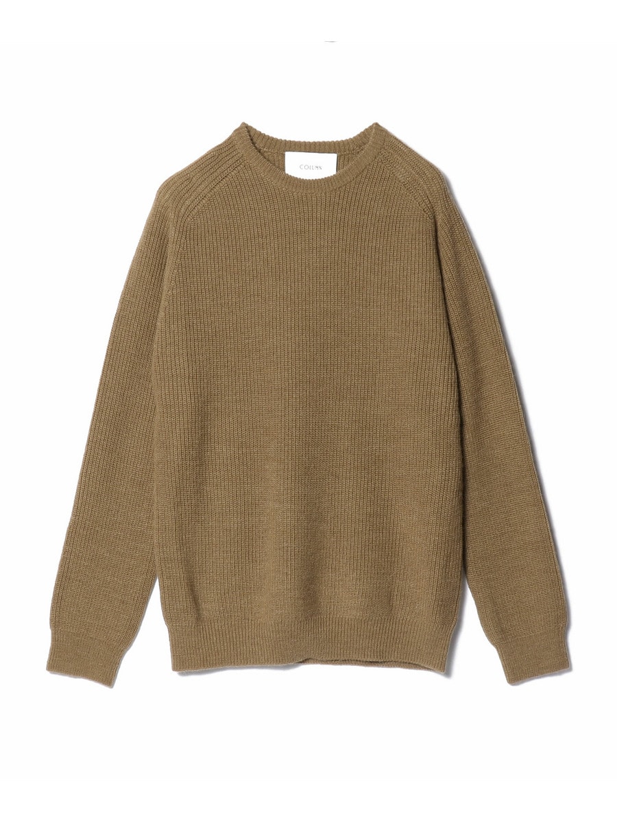 COLUMN / サドルショルダークルーネックニット|ESTNATION ONLINE