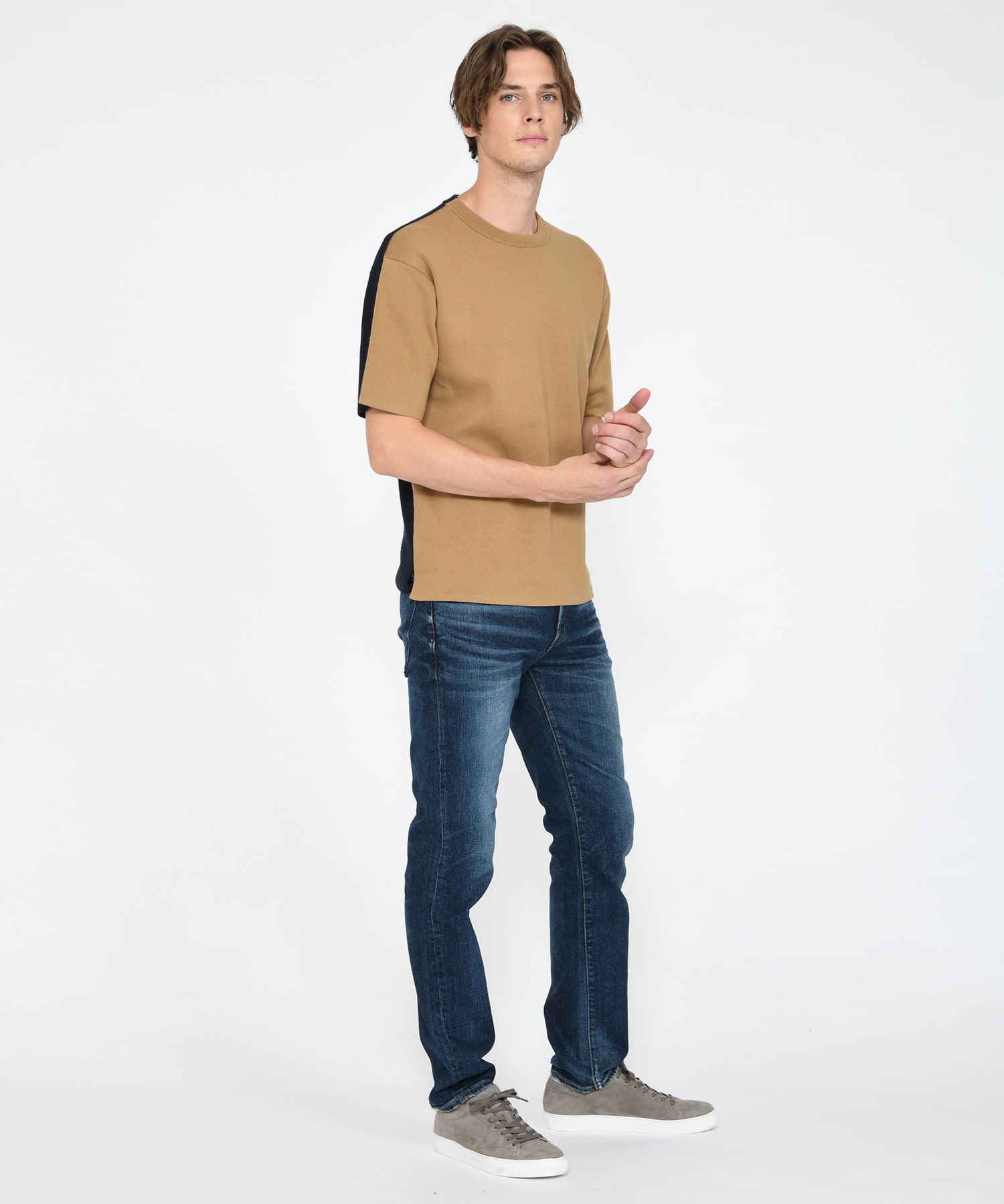 ESTNATION / バイカラーニットTシャツ<LOUNGE>|ESTNATION ONLINE