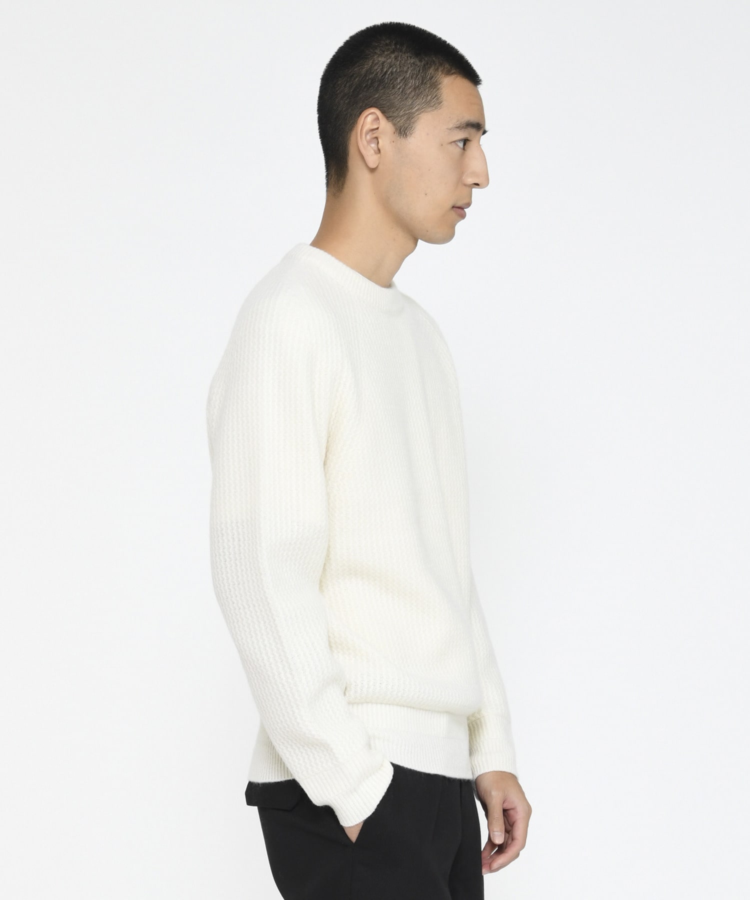 ESTNATION / カシミヤ混ウールクルーネックニット｜ESTNATION ONLINE