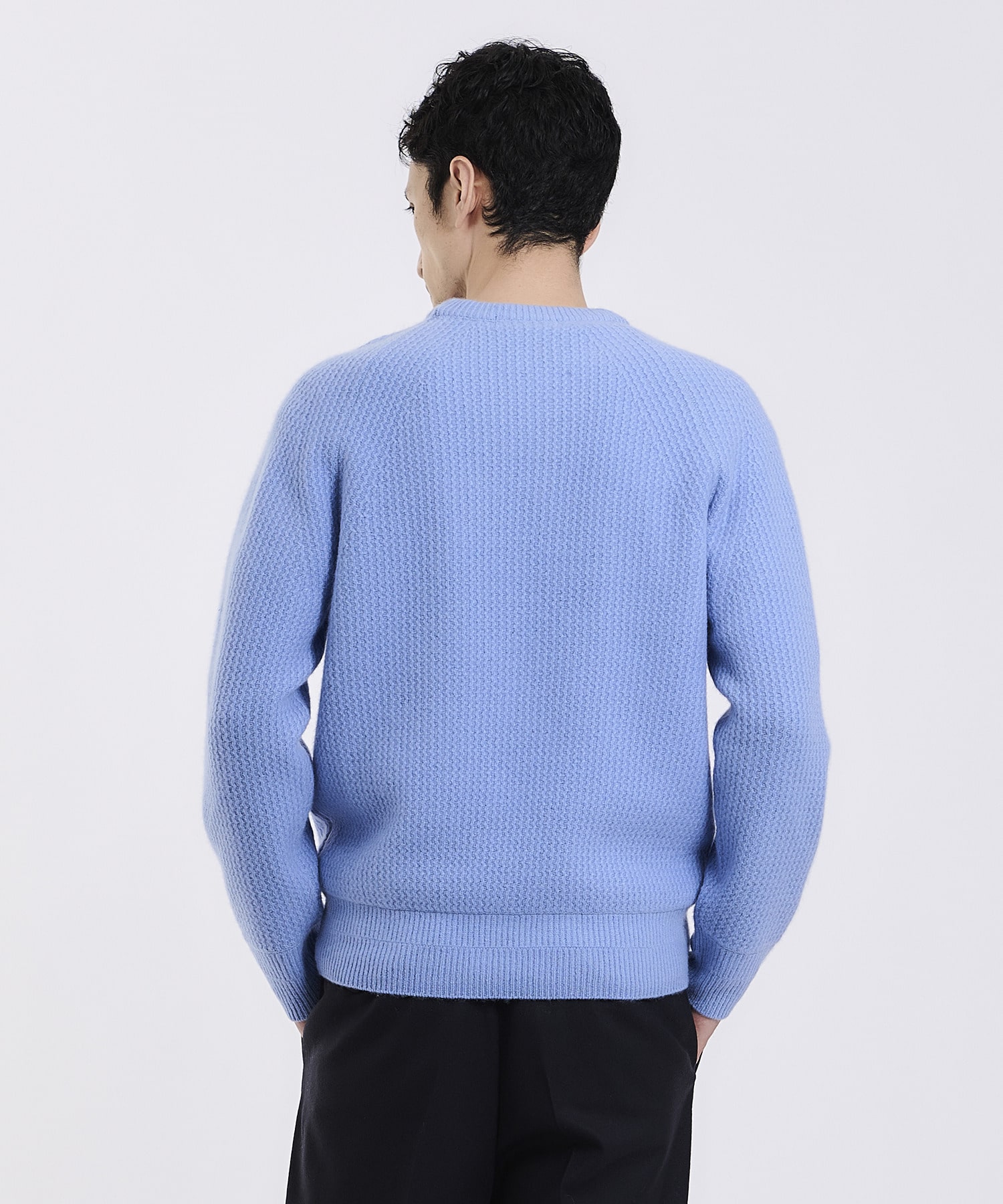 ESTNATION / カシミヤ混ウールクルーネックニット|ESTNATION ONLINE