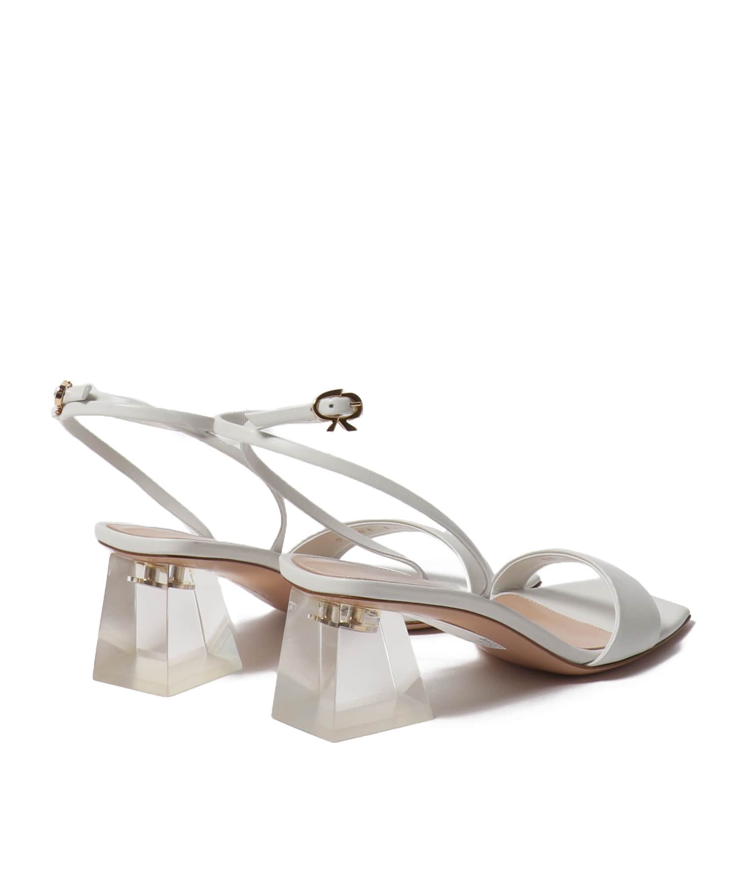 Gianvito Rossi / クリアヒールアンクルストラップサンダル|ESTNATION Gianvito Rossi / クリアヒールアンクルストラップサンダル|ESTNATION