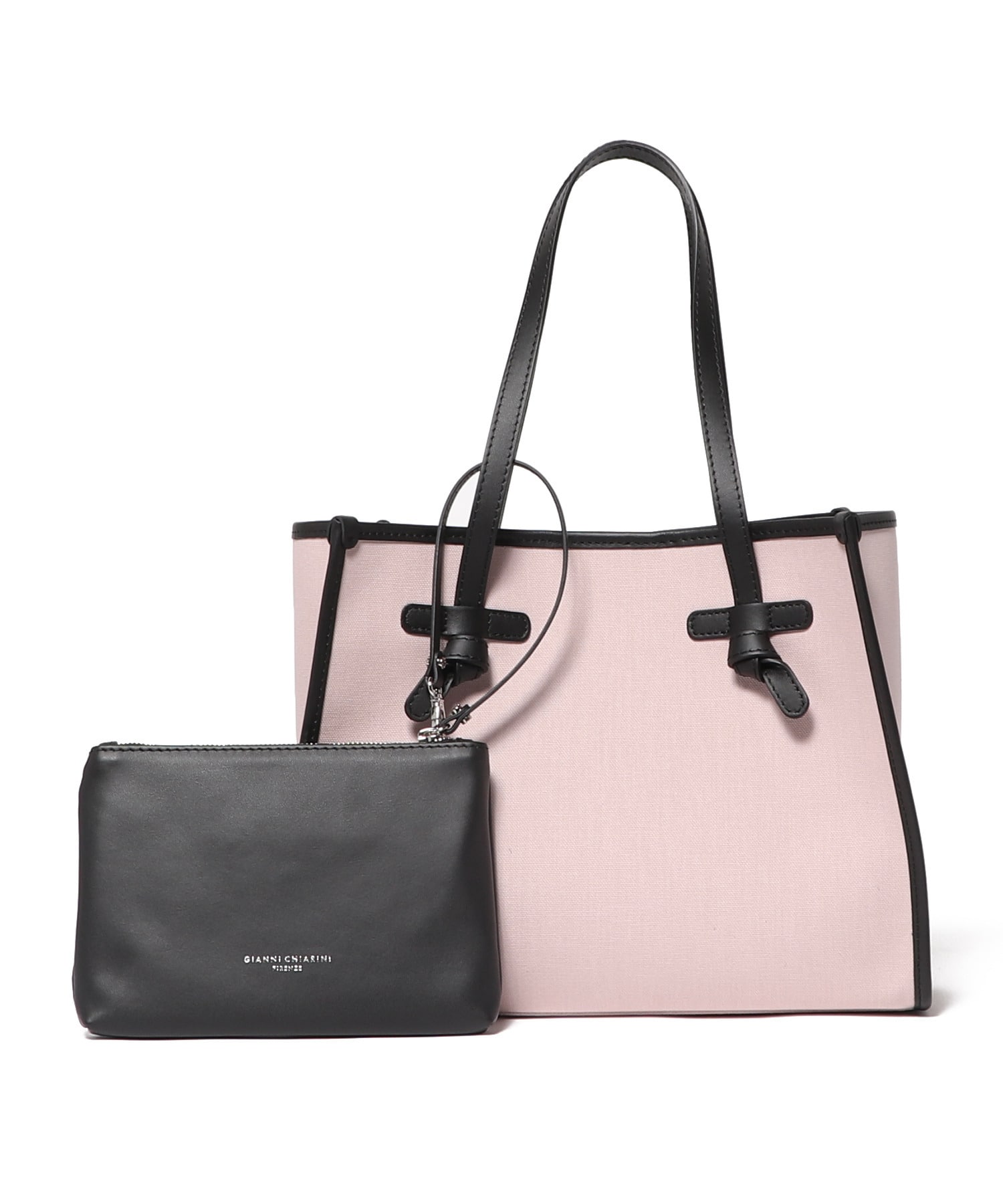 トートバッグ ショルダーバッグ 黒 GIANNI CHIARINI