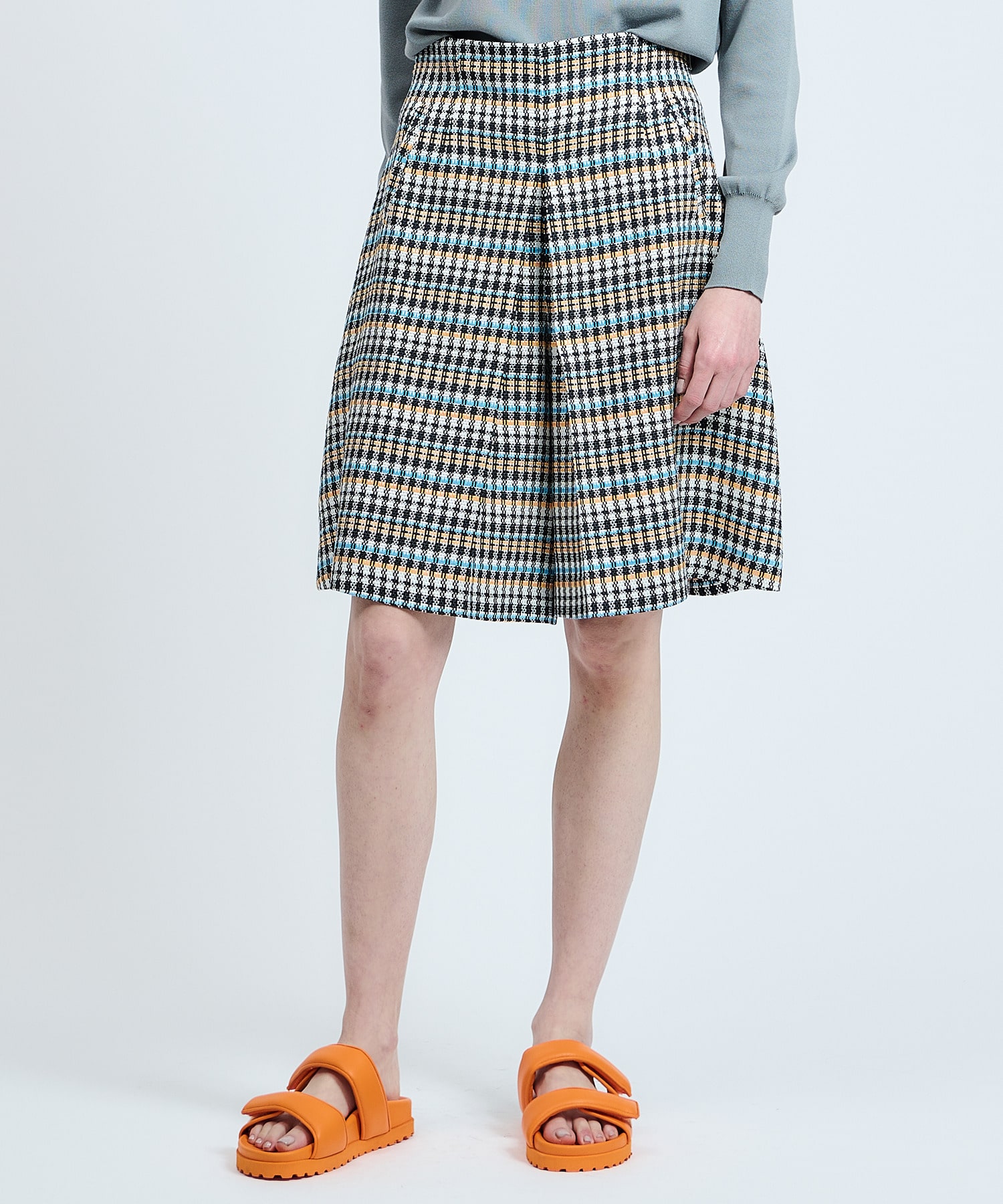 ESTNATION / ジャカードチェックキュロットパンツ｜ESTNATION ONLINE  