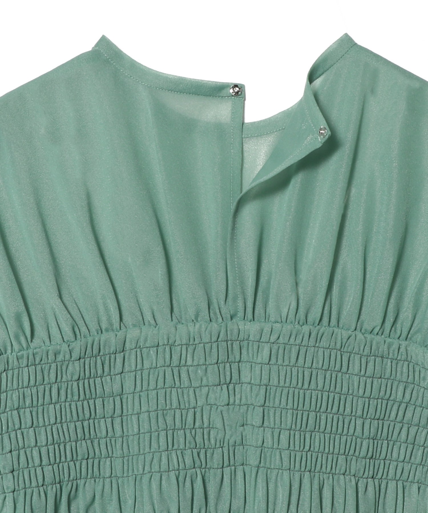 ESTNATION / トリコットオーガンジーシャーリングトップス|ESTNATION