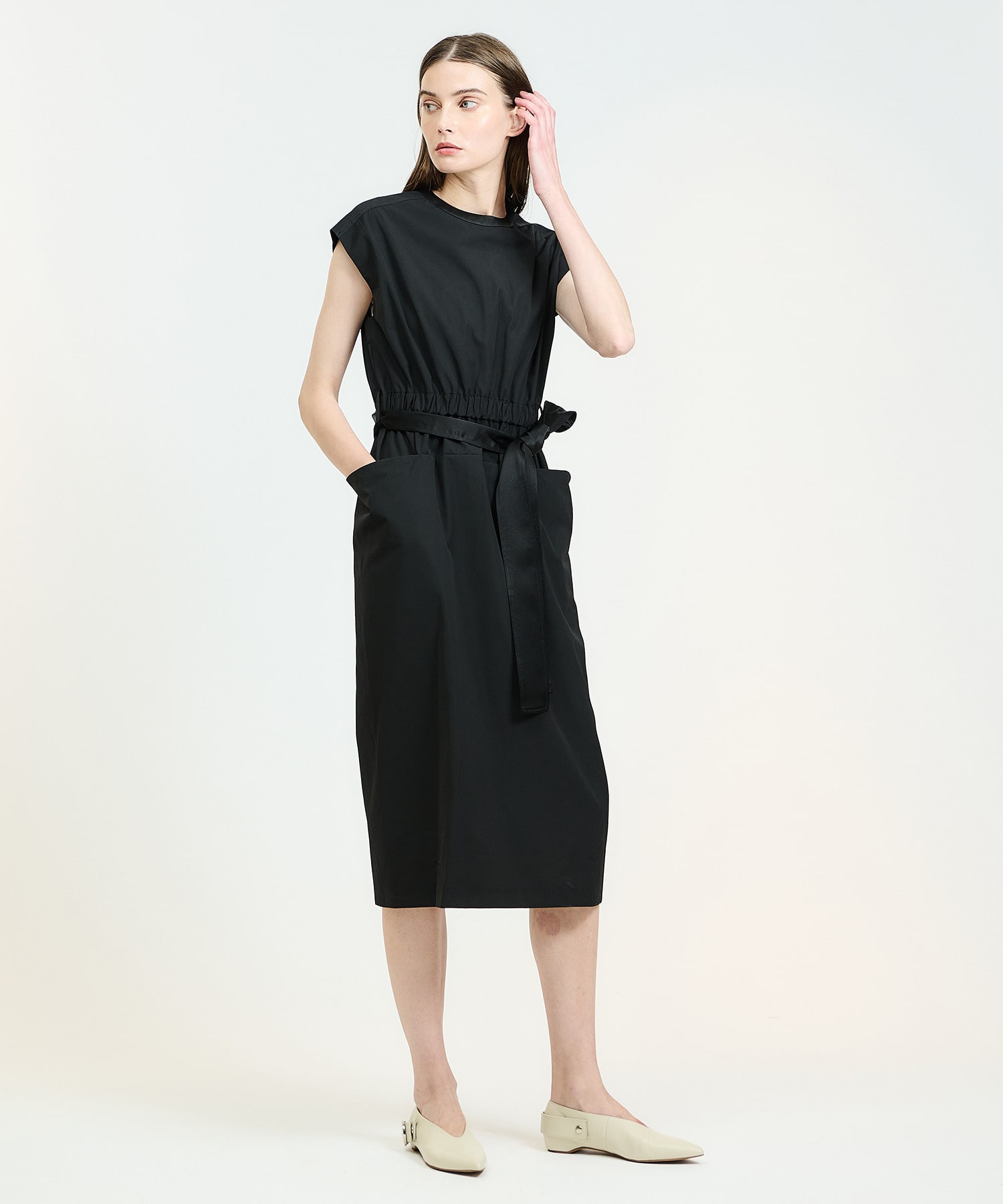 Estnation タフタノースリーブワンピース Estnation Online Store エストネーション 公式通販