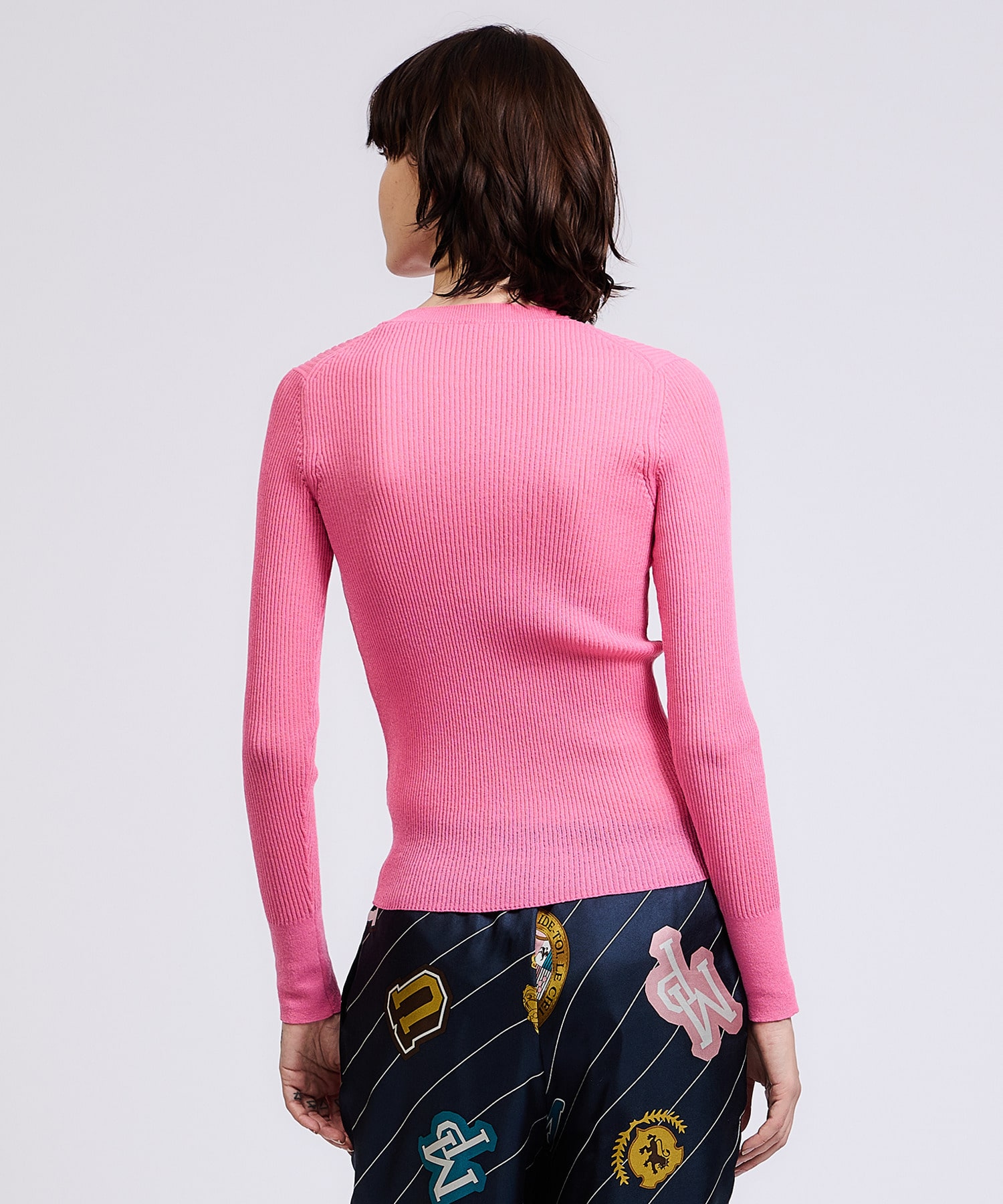 Estnation シアーリブクルーネックニット Estnation Online Store エストネーション 公式通販