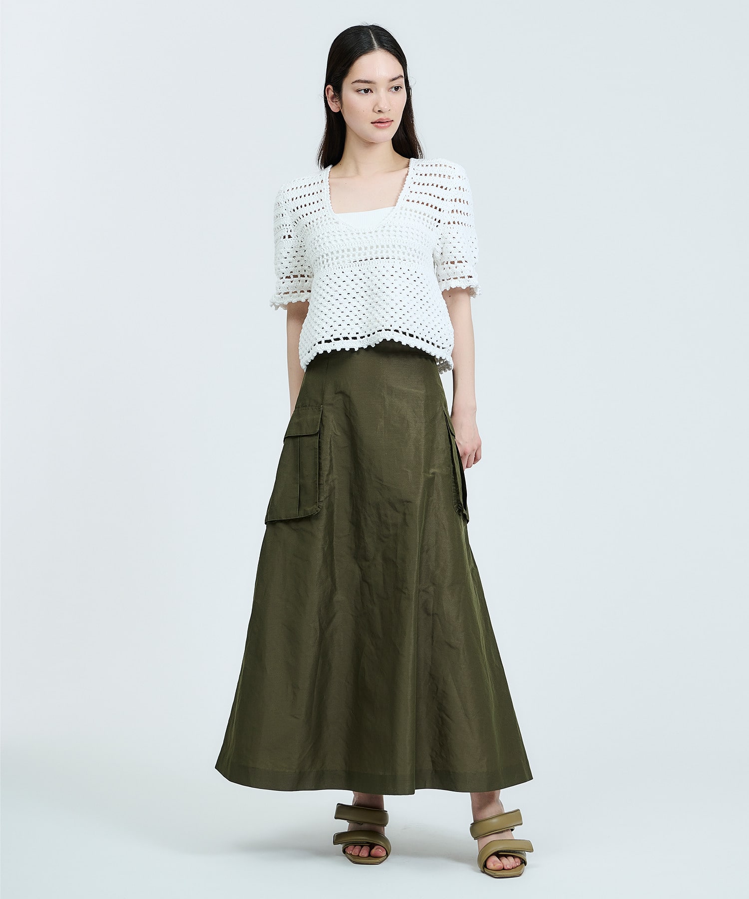 ESTNATION / クロシェハーフスリーブニット｜ESTNATION ONLINE STORE 