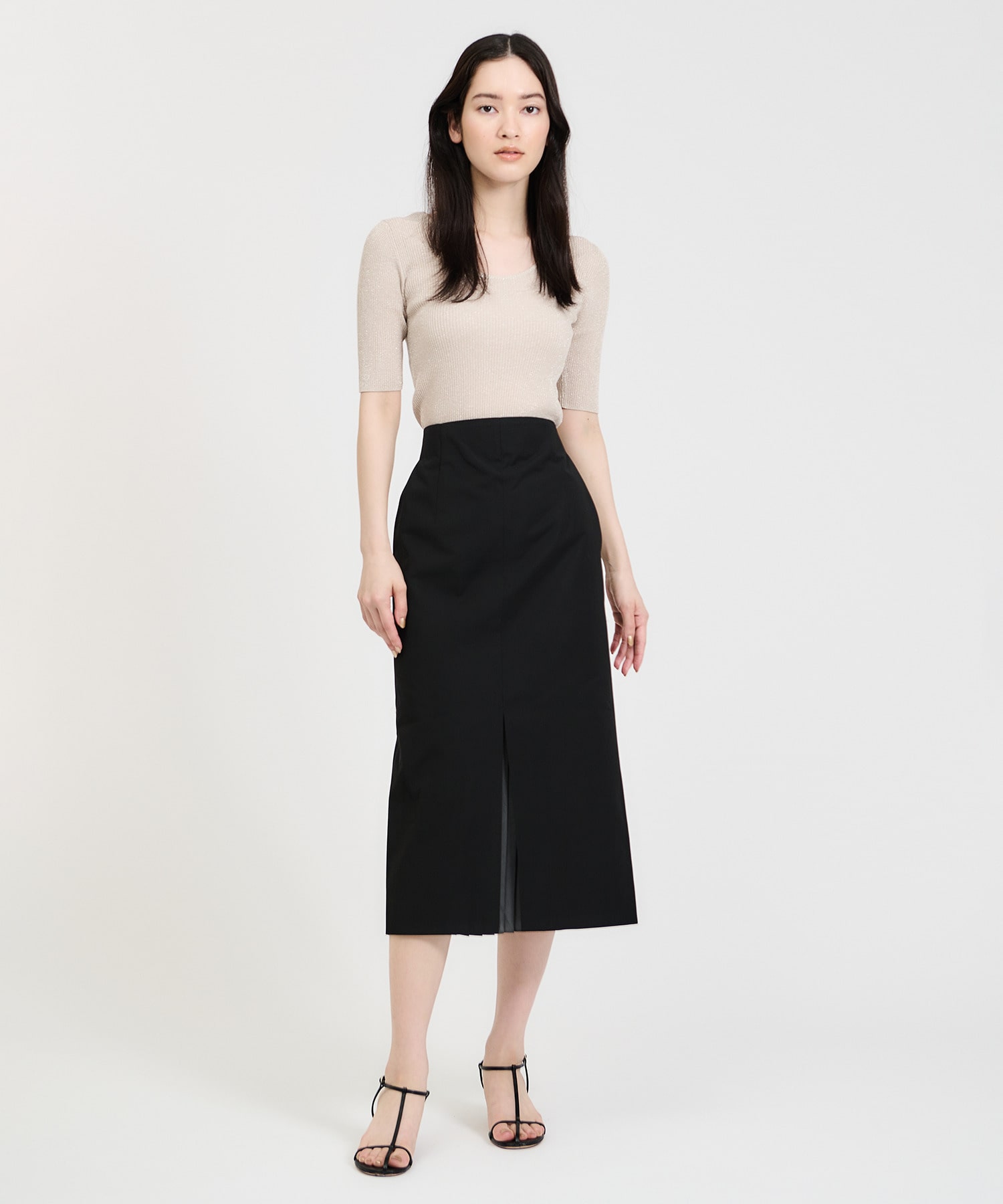 ESTNATION / ラメリブUネックニット｜ESTNATION ONLINE STORE