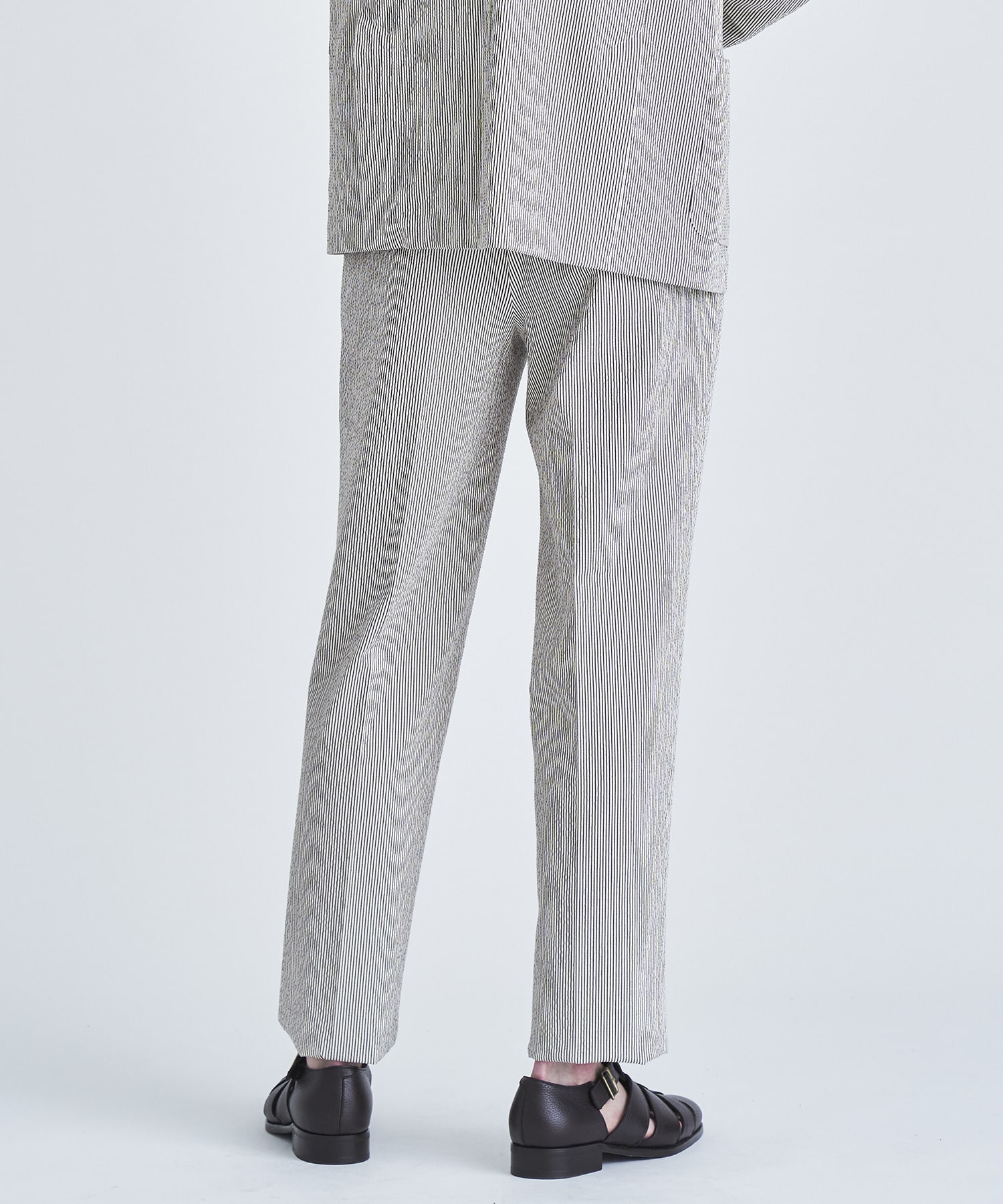 ESTNATION / シアサッカーセットアップパンツ<Al di ra>|ESTNATION