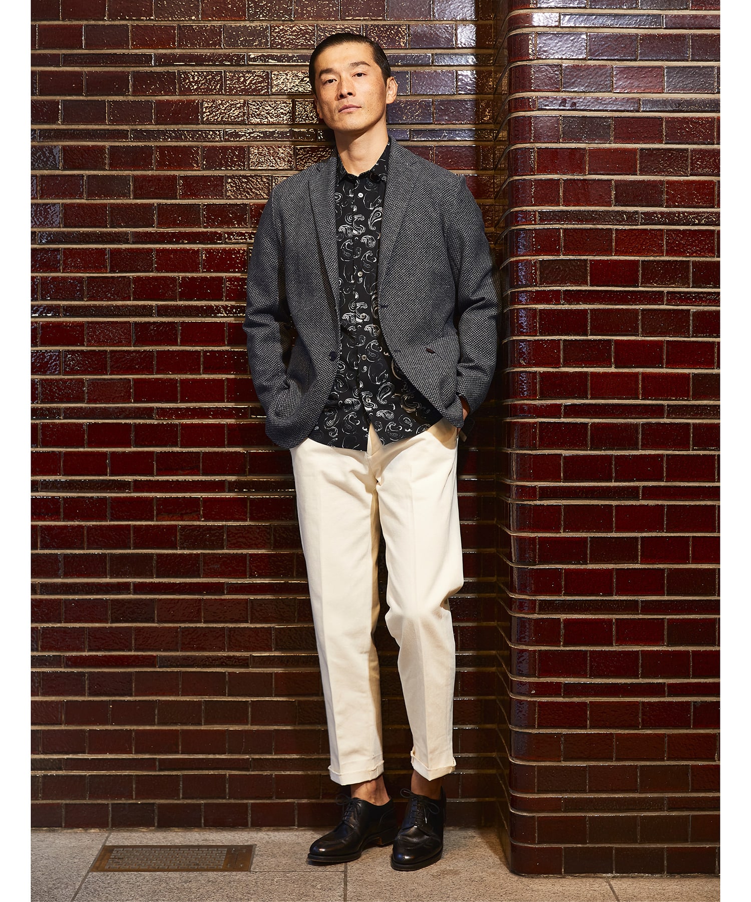 ESTNATION / ペイズリープリント長袖シャツ＜TECLER＞｜ESTNATION
