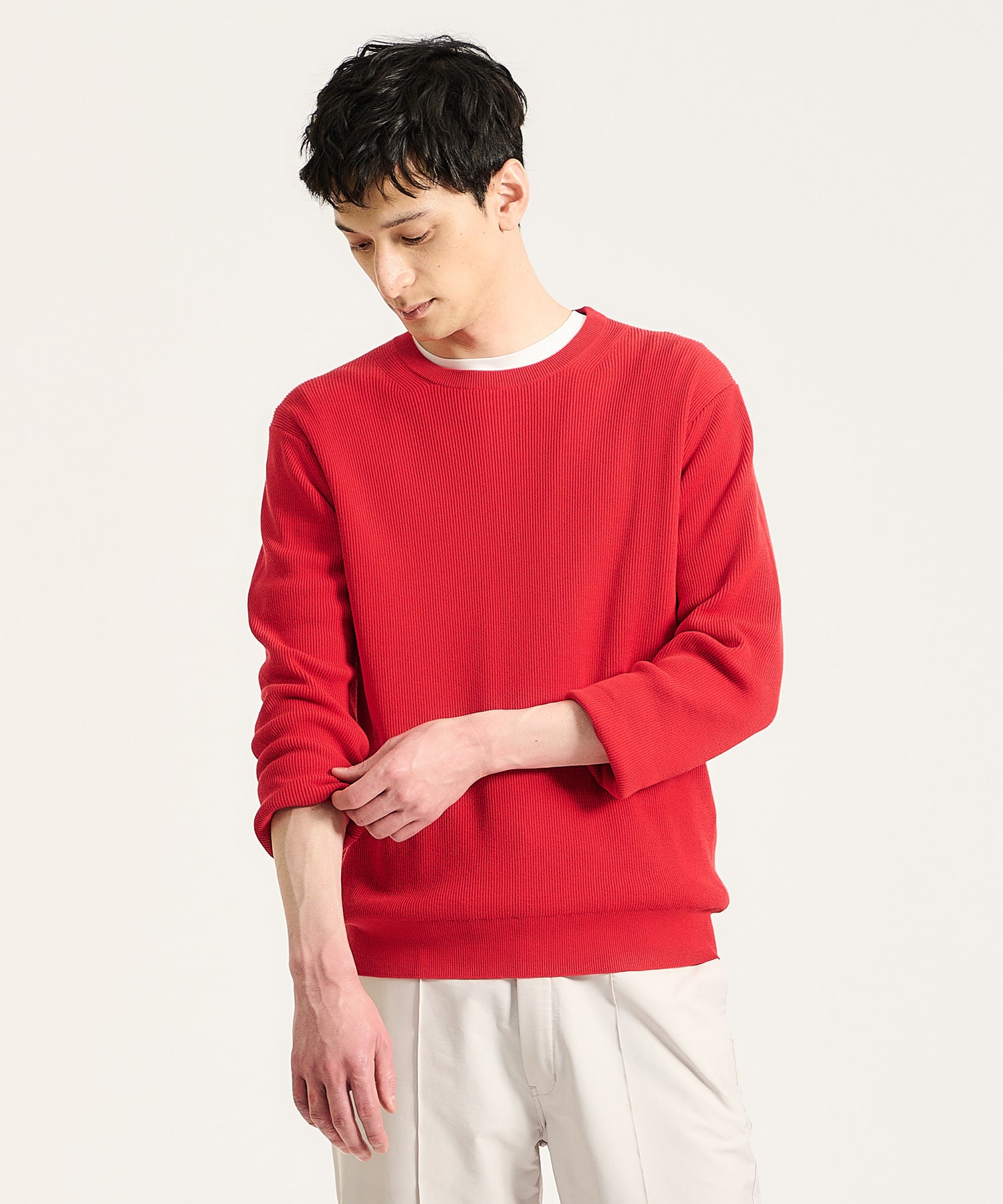 ESTNATION / ウォッシャブルクルーネックニット｜ESTNATION ONLINE STORE｜エストネーション 公式通販