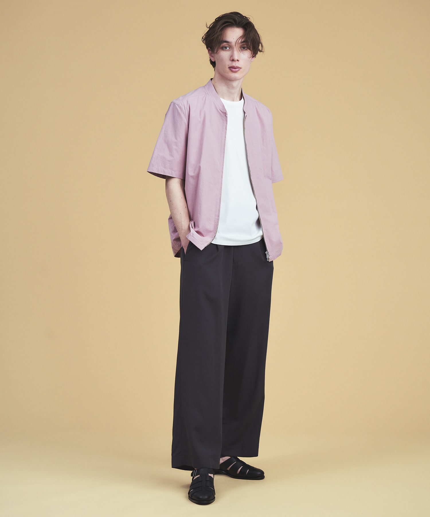 COLUMN / 2プリーツワイドスラックス|ESTNATION ONLINE STORE