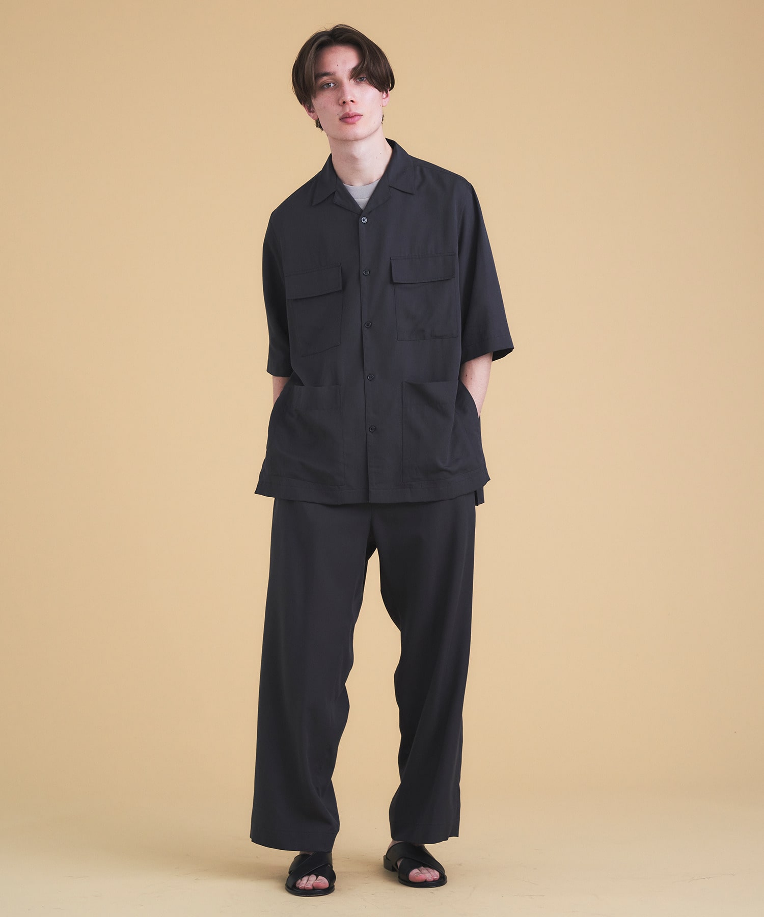 COLUMN / 2プリーツワイドスラックス|ESTNATION ONLINE STORE