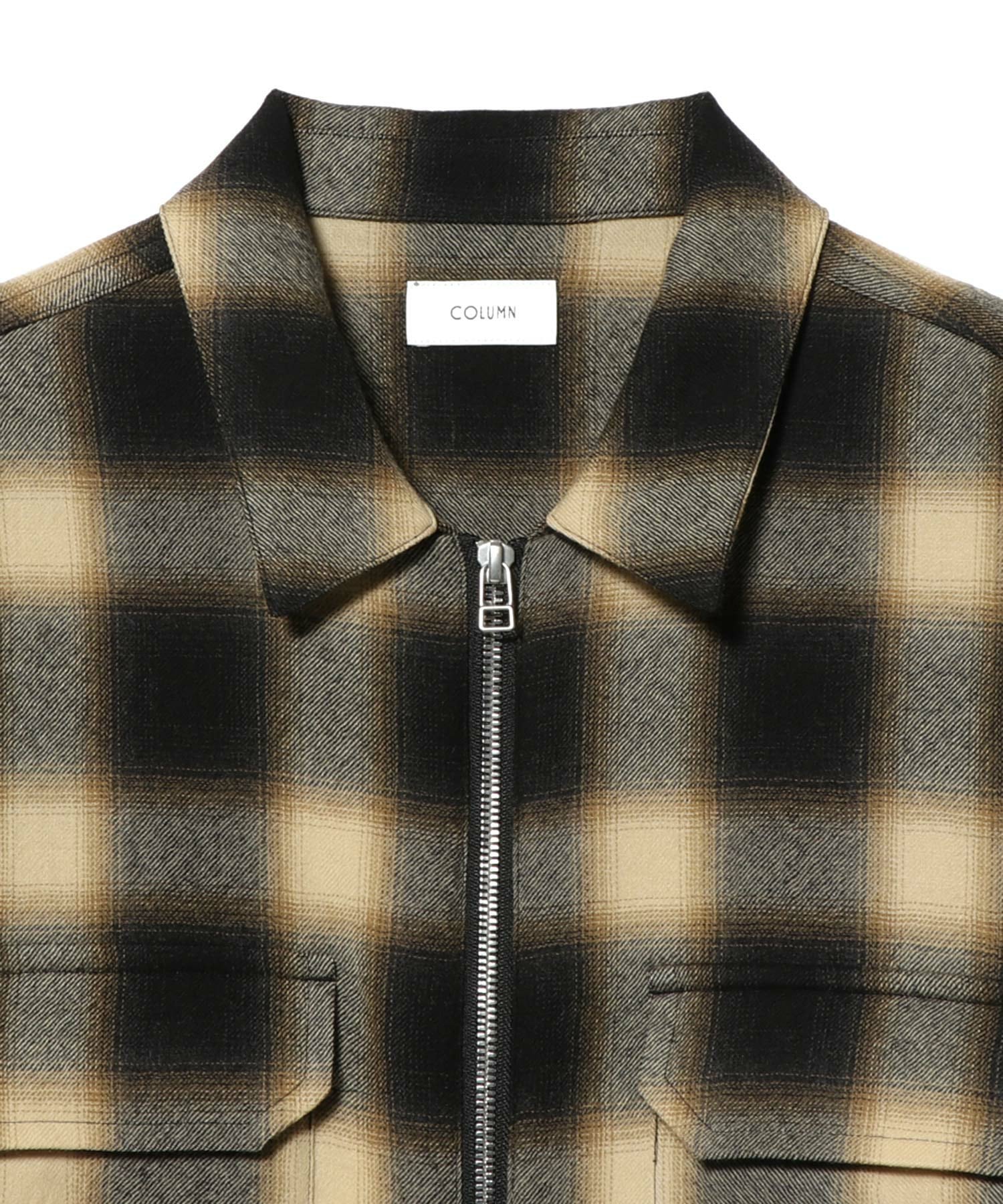 COLUMN / ネルチェックジップシャツ｜ESTNATION ONLINE STORE 