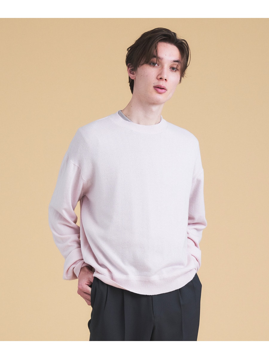COLUMN コットンカシミヤクルーネックニット｜ESTNATION ONLINE STORE｜エストネーション 公式通販