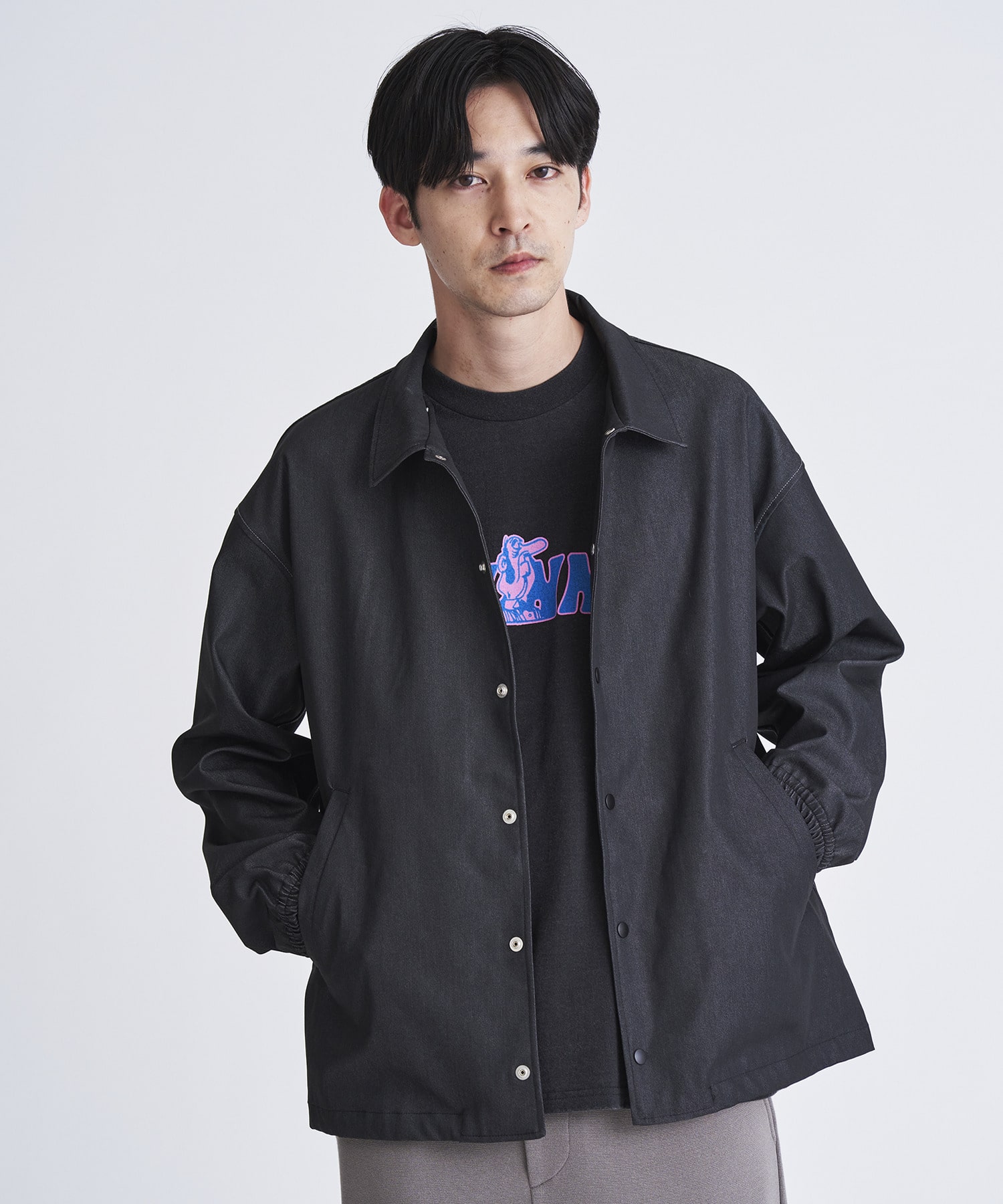 ESTNATION / ポリエステルデニムコーチジャケット|ESTNATION ONLINE