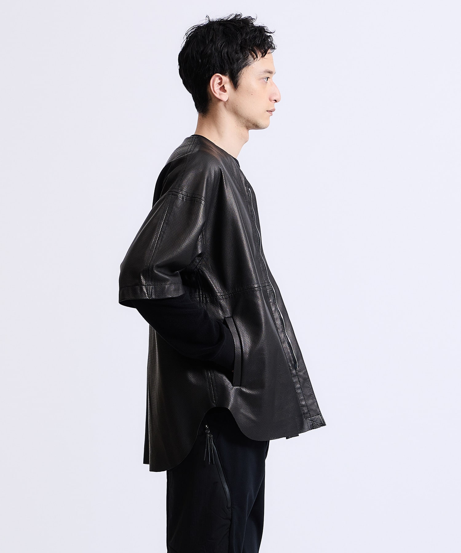 ESTNATION / パンチングレザーベースボールシャツ｜ESTNATION ONLINE