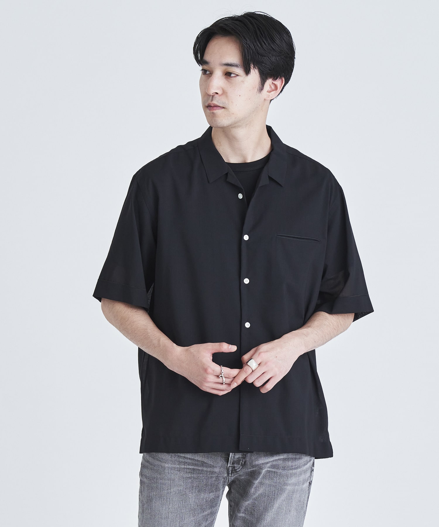 ESTNATION / ボイルウールボウリングシャツ