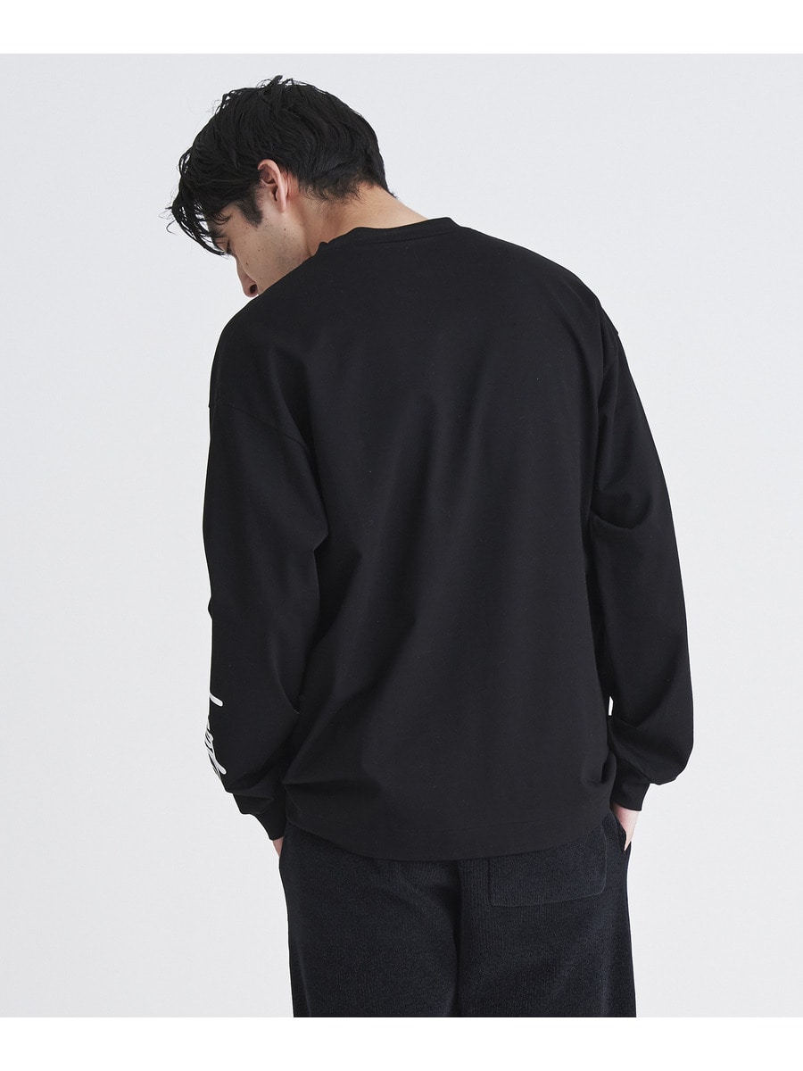 ESTNATION / オーガニックコットンロングスリーブプリントT