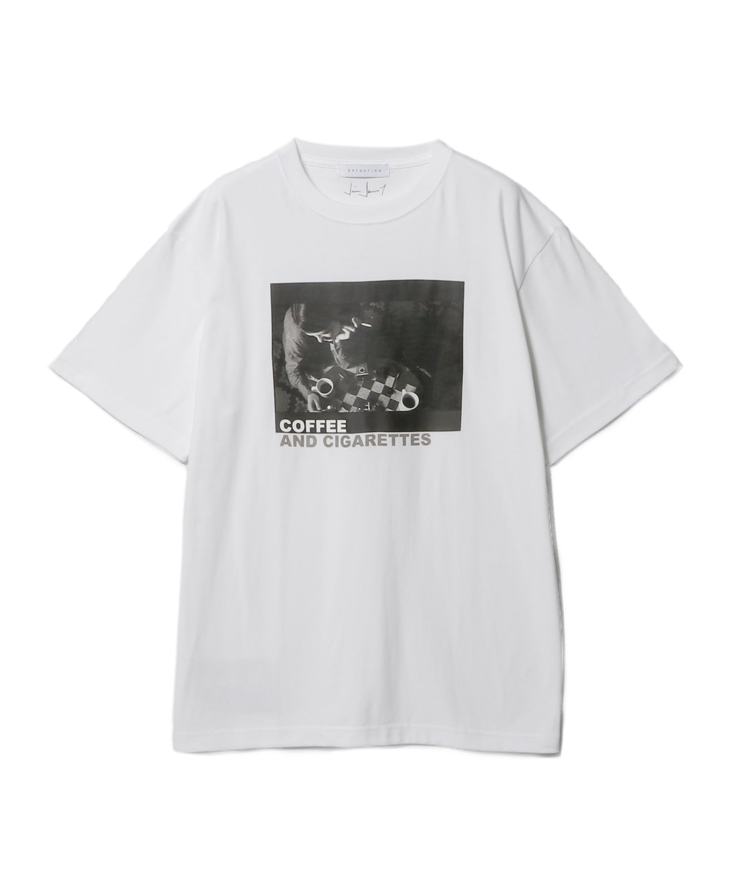 ESTNATION / ”Coffee and Cigarettes” Men'sプリントカットソー＜Jim Jarmusch＞