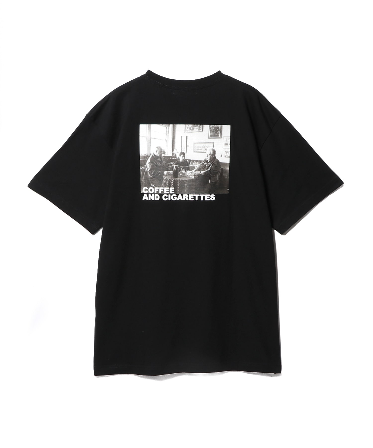 ESTNATION / ”Coffee and Cigarettes” Men'sバックプリントカットソー<Jim Jarmusch>