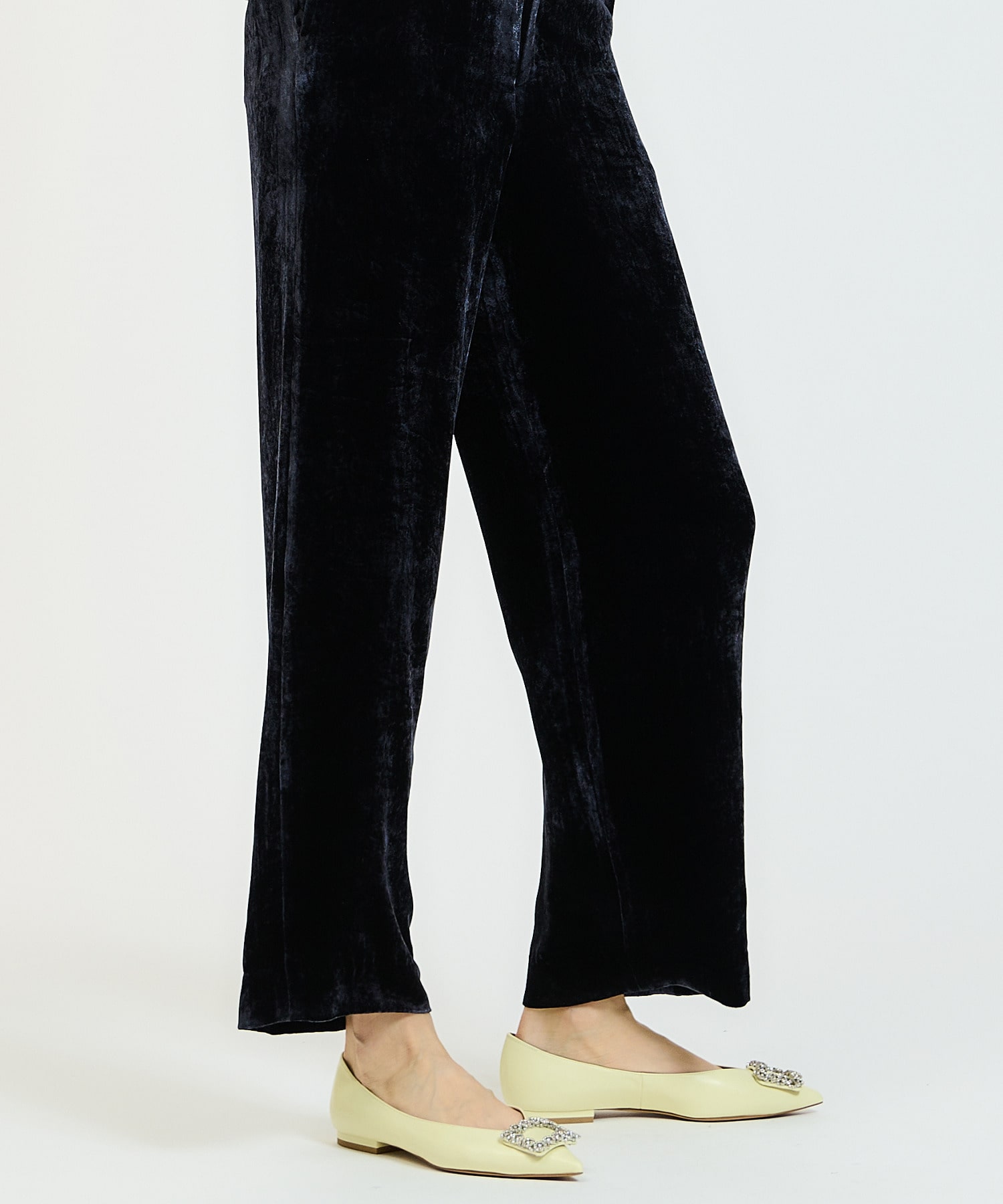 PIPPICHIC for ESTNATION / ビジューバックルフラットパンプス