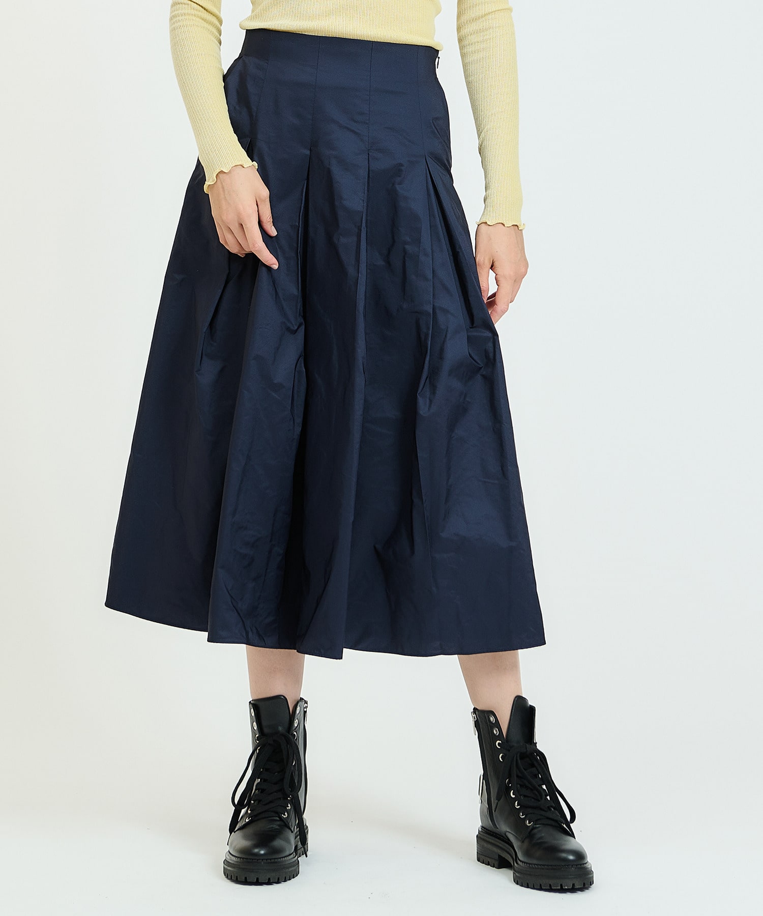 ESTNATION / タフタタックボリュームスカート|ESTNATION ONLINE STORE ESTNATION / タフタタックボリュームスカート|ESTNATION ONLINE STORE