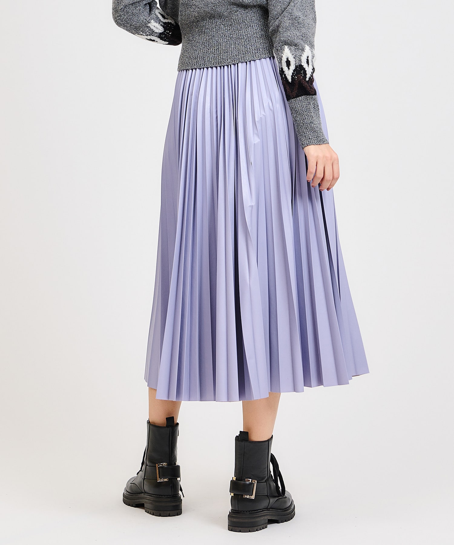 ESTNATION / フェイクレザープリーツスカート|ESTNATION ONLINE STORE