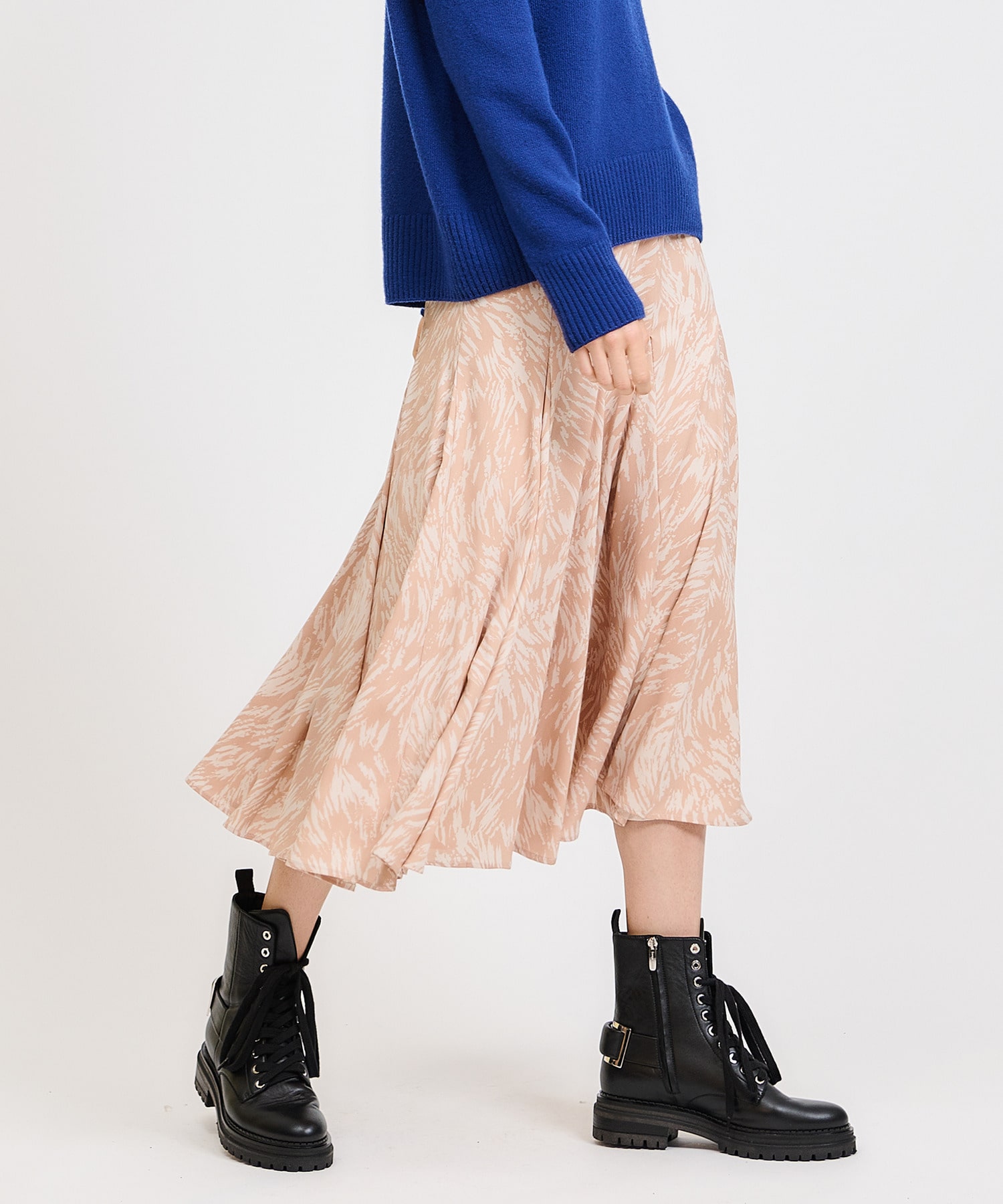 ESTNATION / バックサテンアムンゼンフレアスカート｜ESTNATION ONLINE