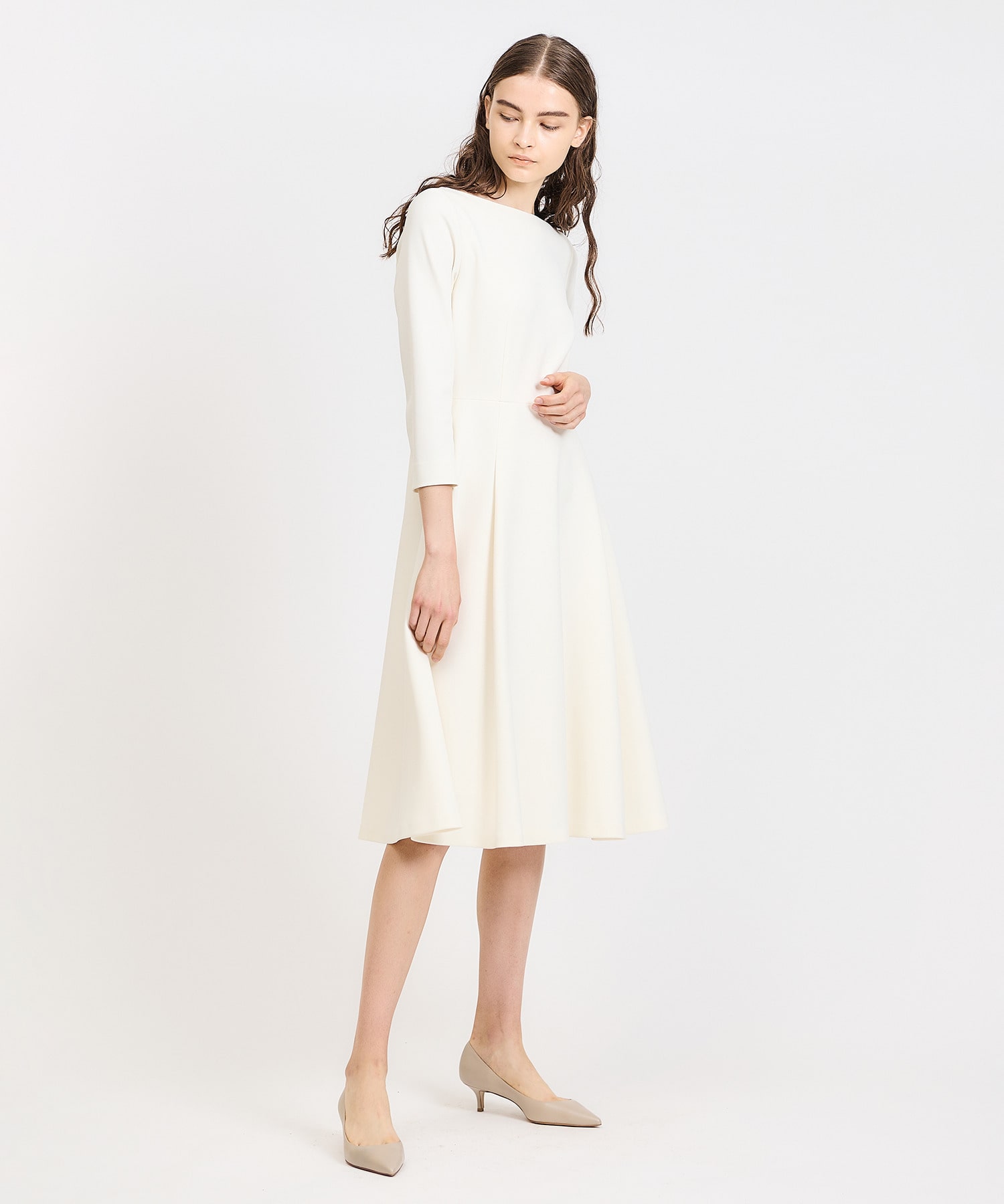 Estnation コンパクトジャージーフィット フレアワンピース Estnation Online Store エストネーション 公式通販