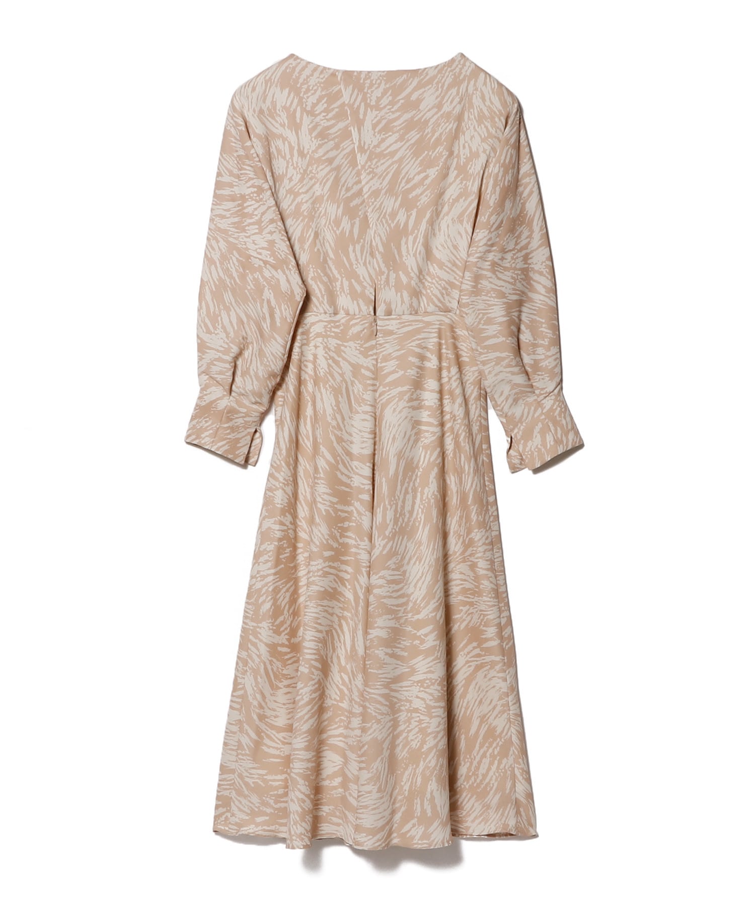 ESTNATION / バックサテンドルマンスリーブワンピース  